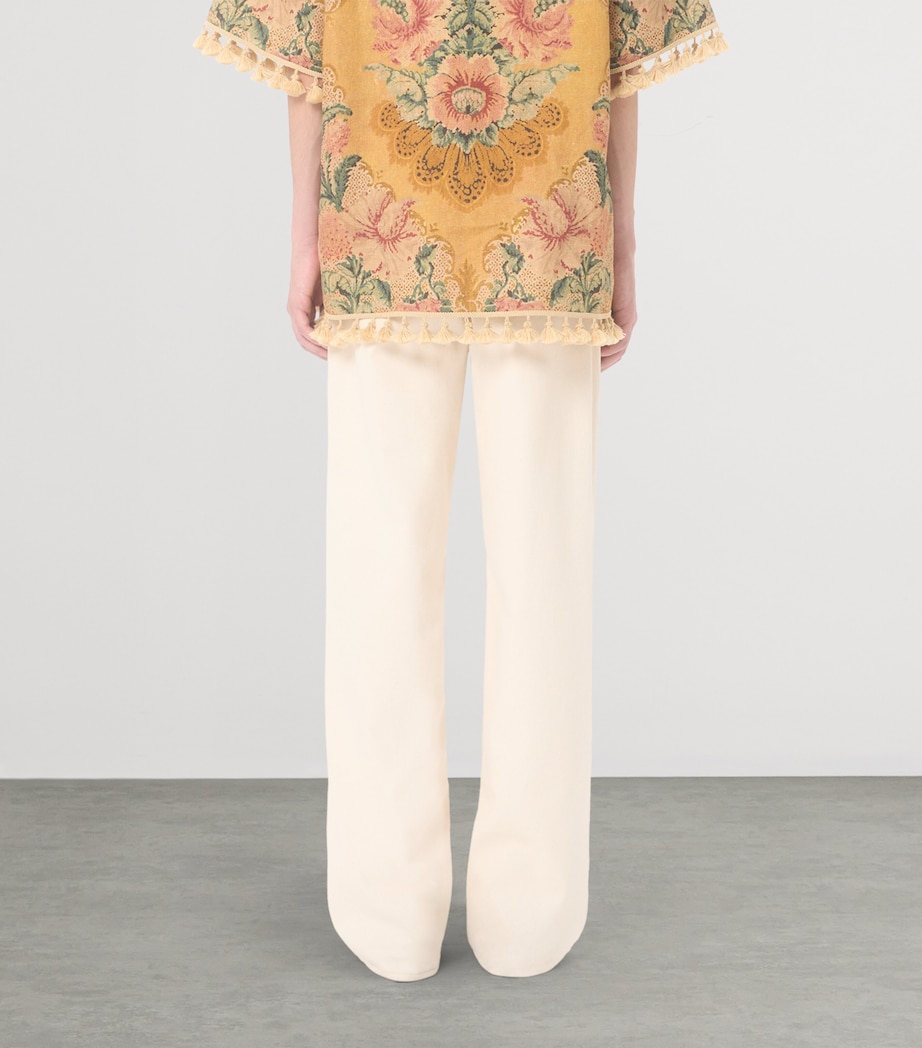 Mid-Rise Wide-Leg Jeans A03 Image 4