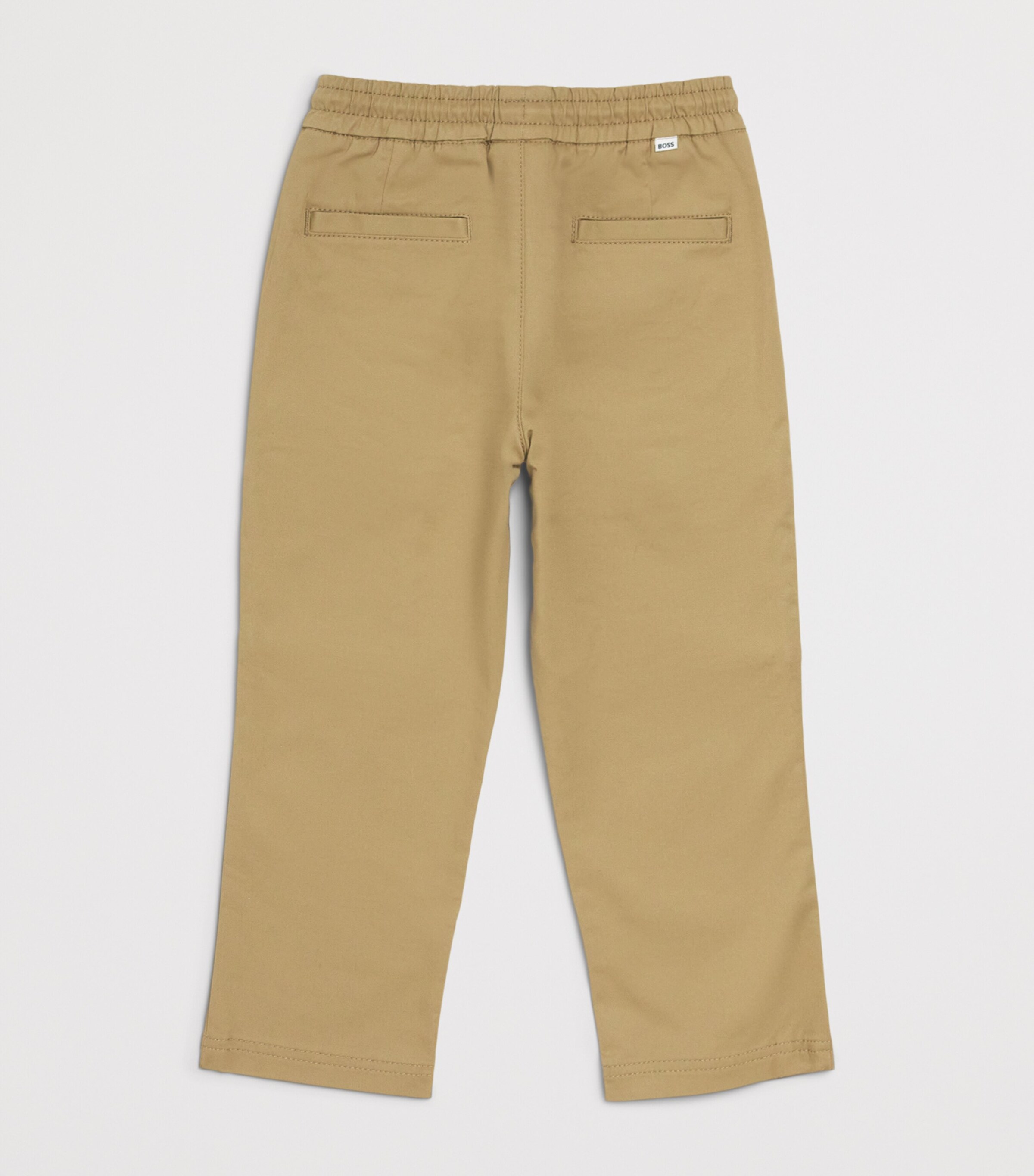 Elasticated Chino Trousers (4-16 Years) 295DARK STONE Image 2