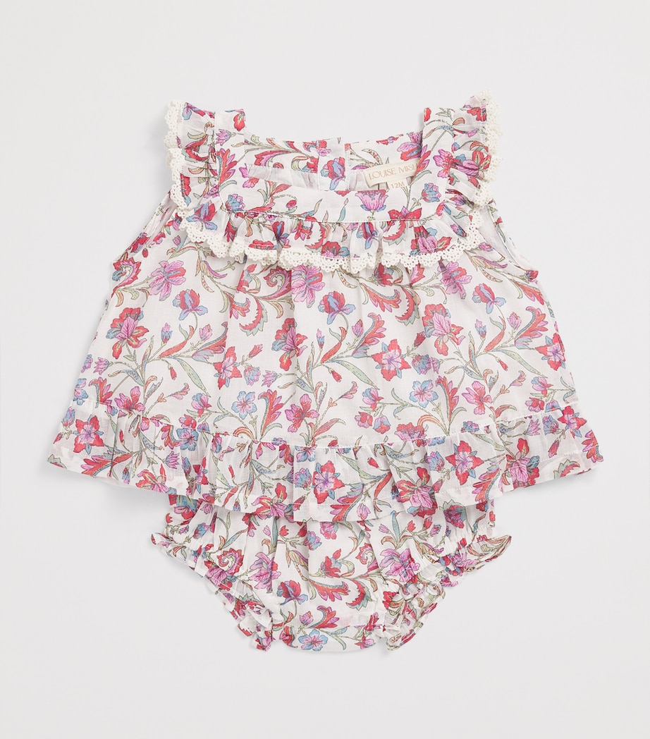 Louise Misha Cotton Floral Inessa Top (6-24 Months) Flrlhvn Image 3