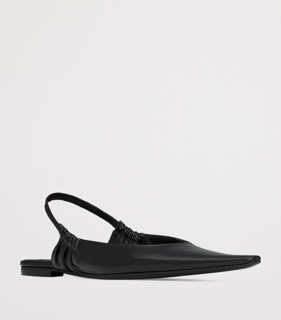 Leather Anne-Marie Slingback Flats 1000 Image 3