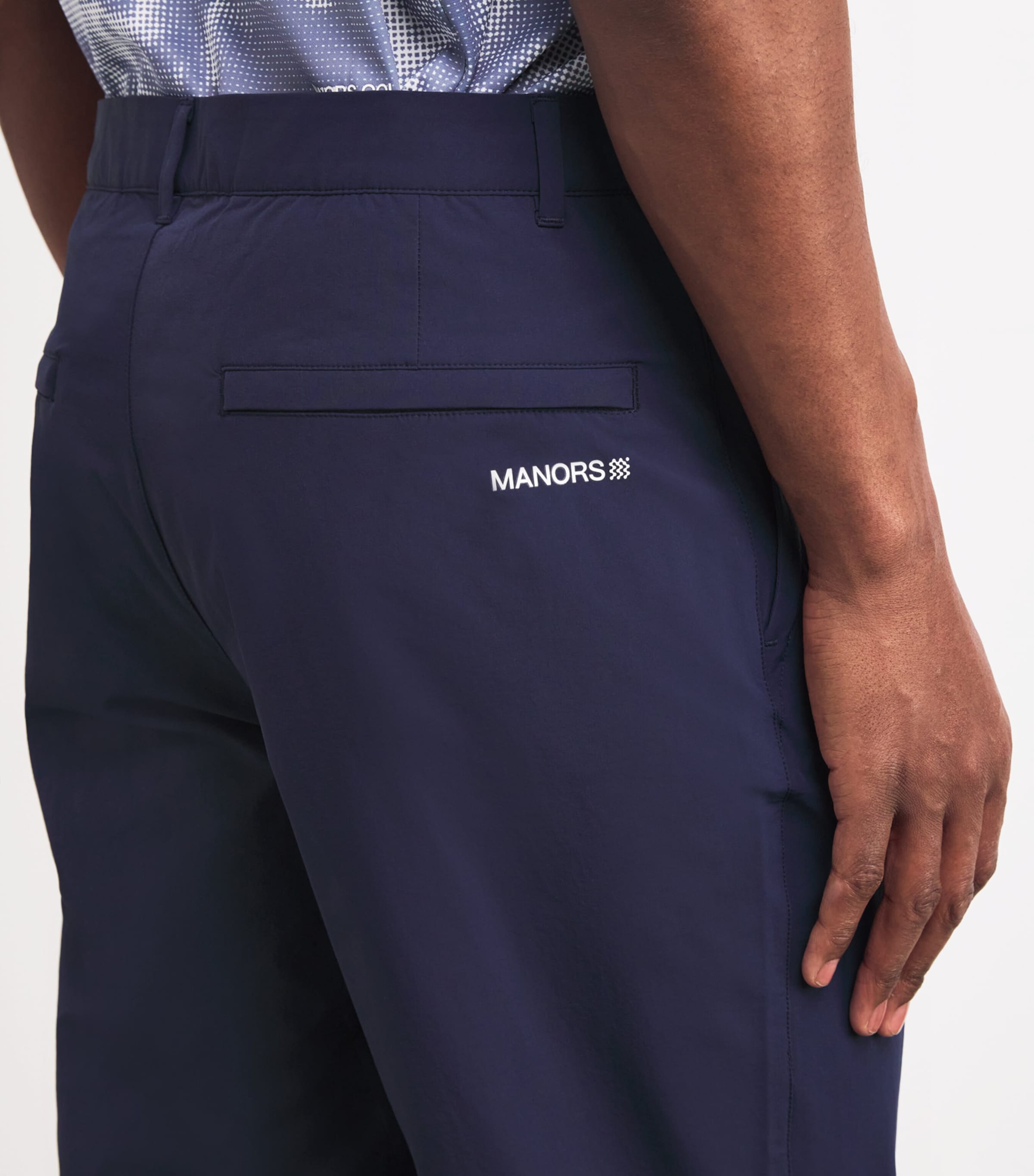 Water-Resistant Course Trousers NAVY Image 6