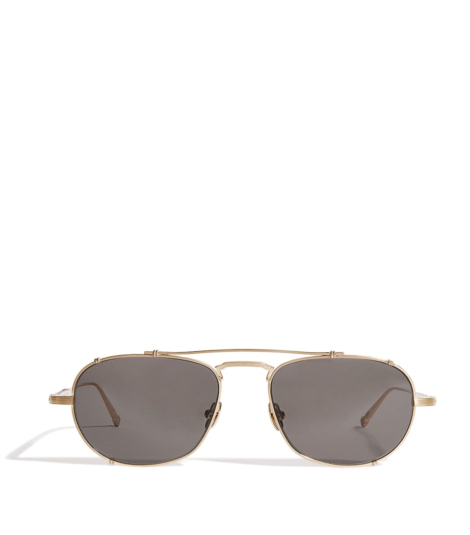 M3151 Aviator Sunglasses BRUSHED GOLD GREY Image 1