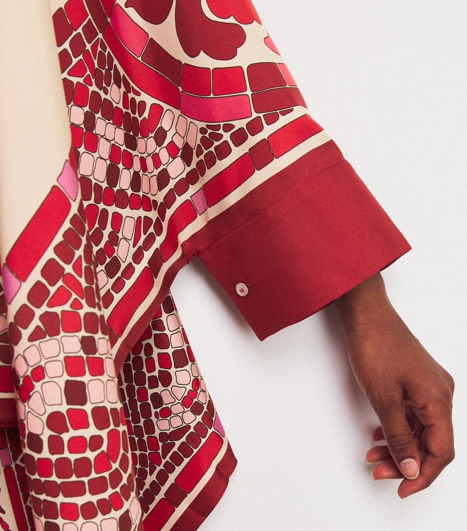 Silk Foulard Shirt RE01 COBRA PLACEE Image 6