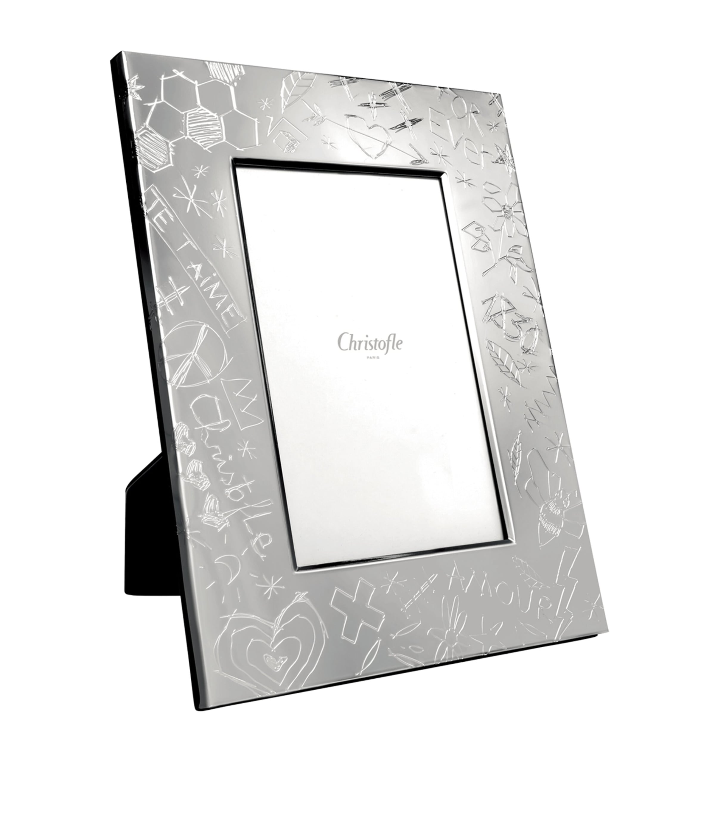 Shop Christofle Graffiti Silver Plated Photo Frame