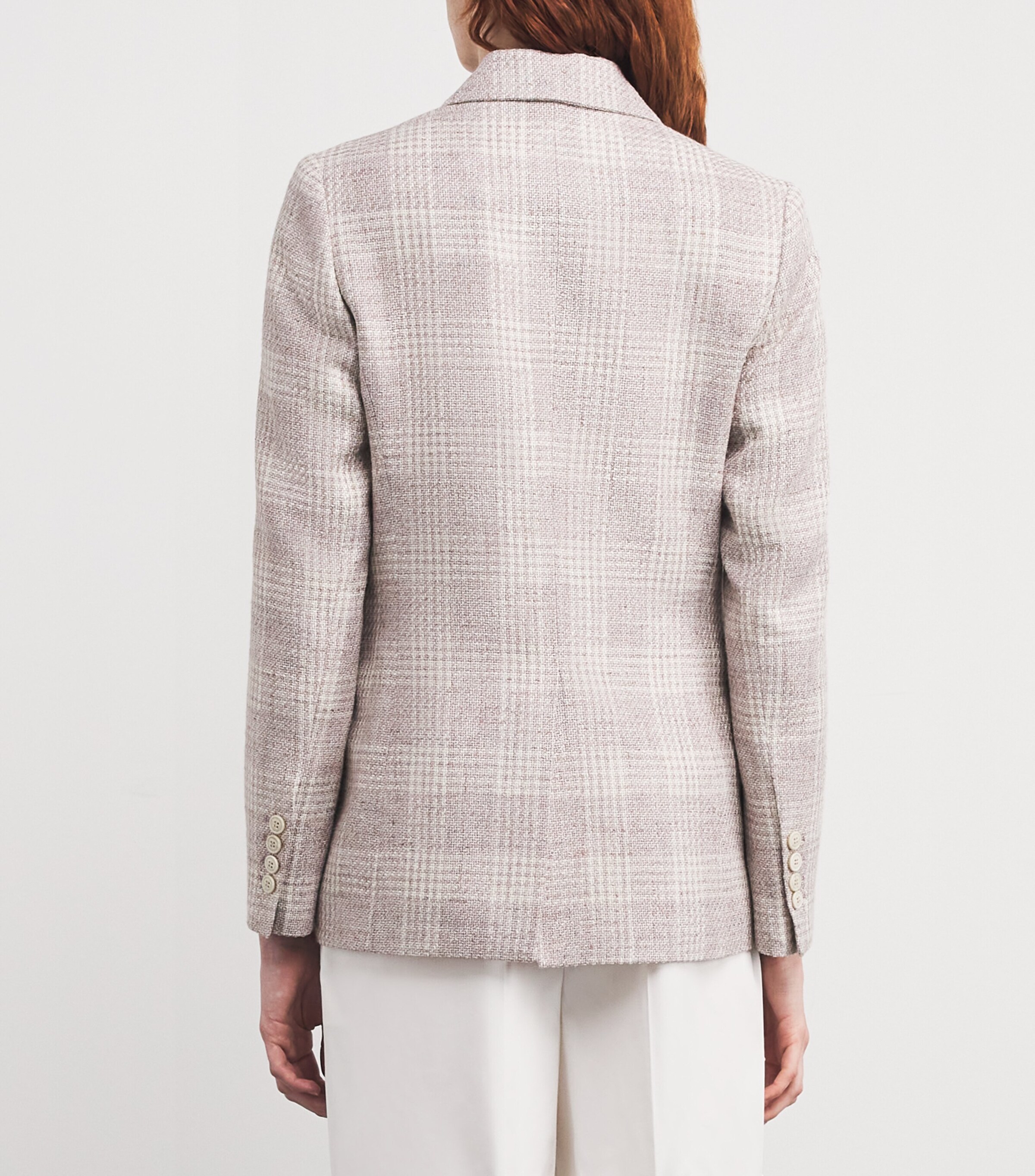 Check Double-Breasted Blazer ANTICO Image 4