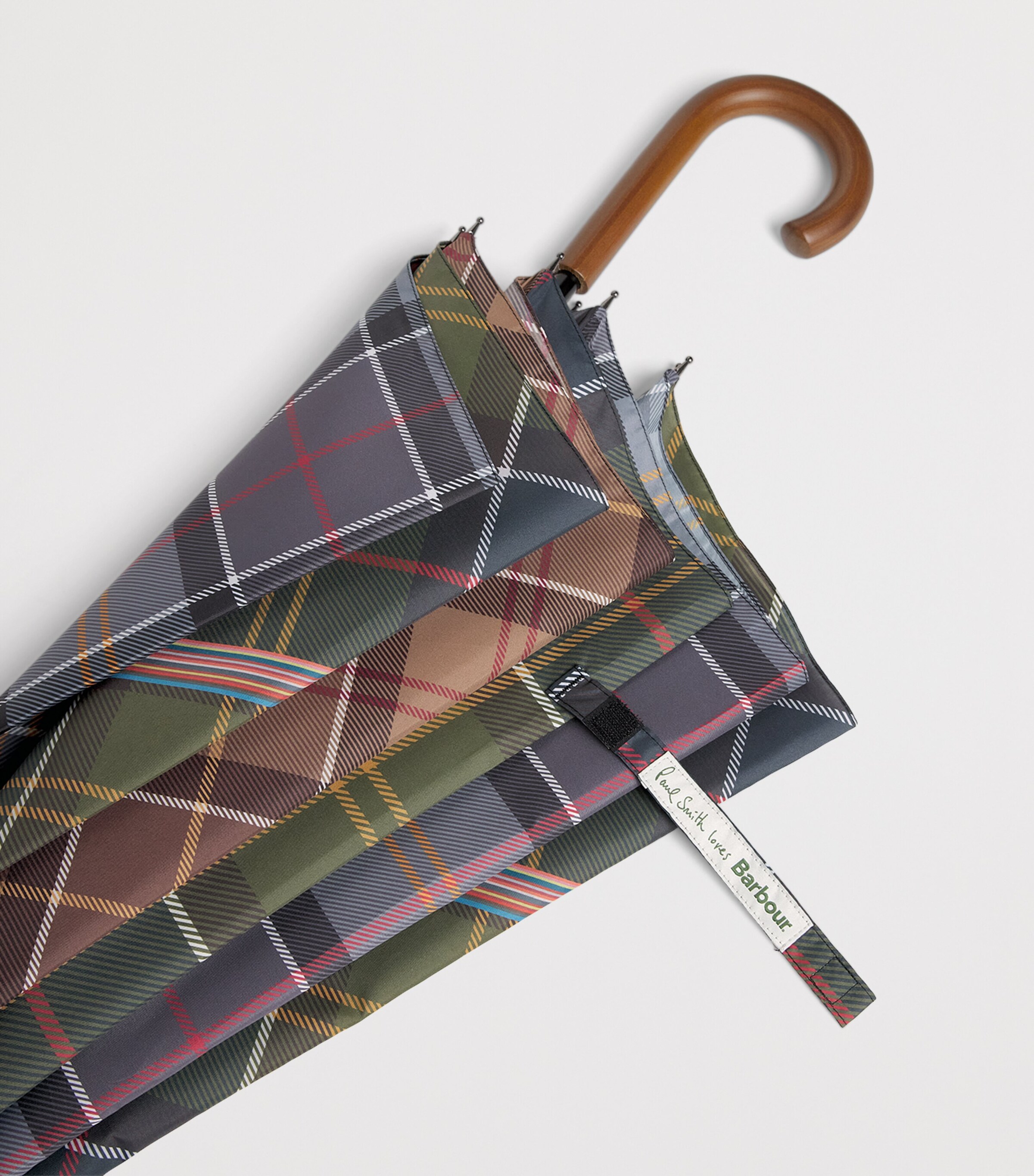 Barbour Multi x Paul Smith Tartan Print Umbrella | Harrods US