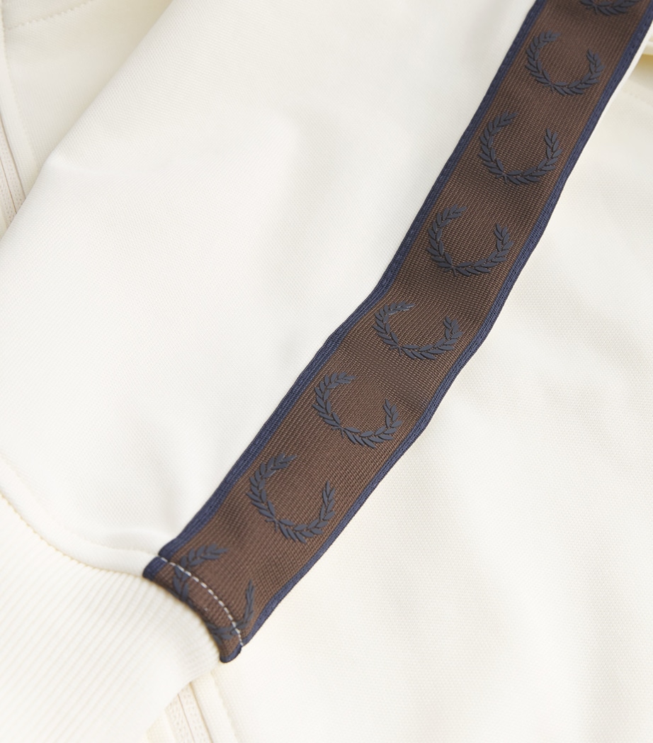 Contrast Tape Track Jacket 42A ECRU/BURNTOBACCO Image 5