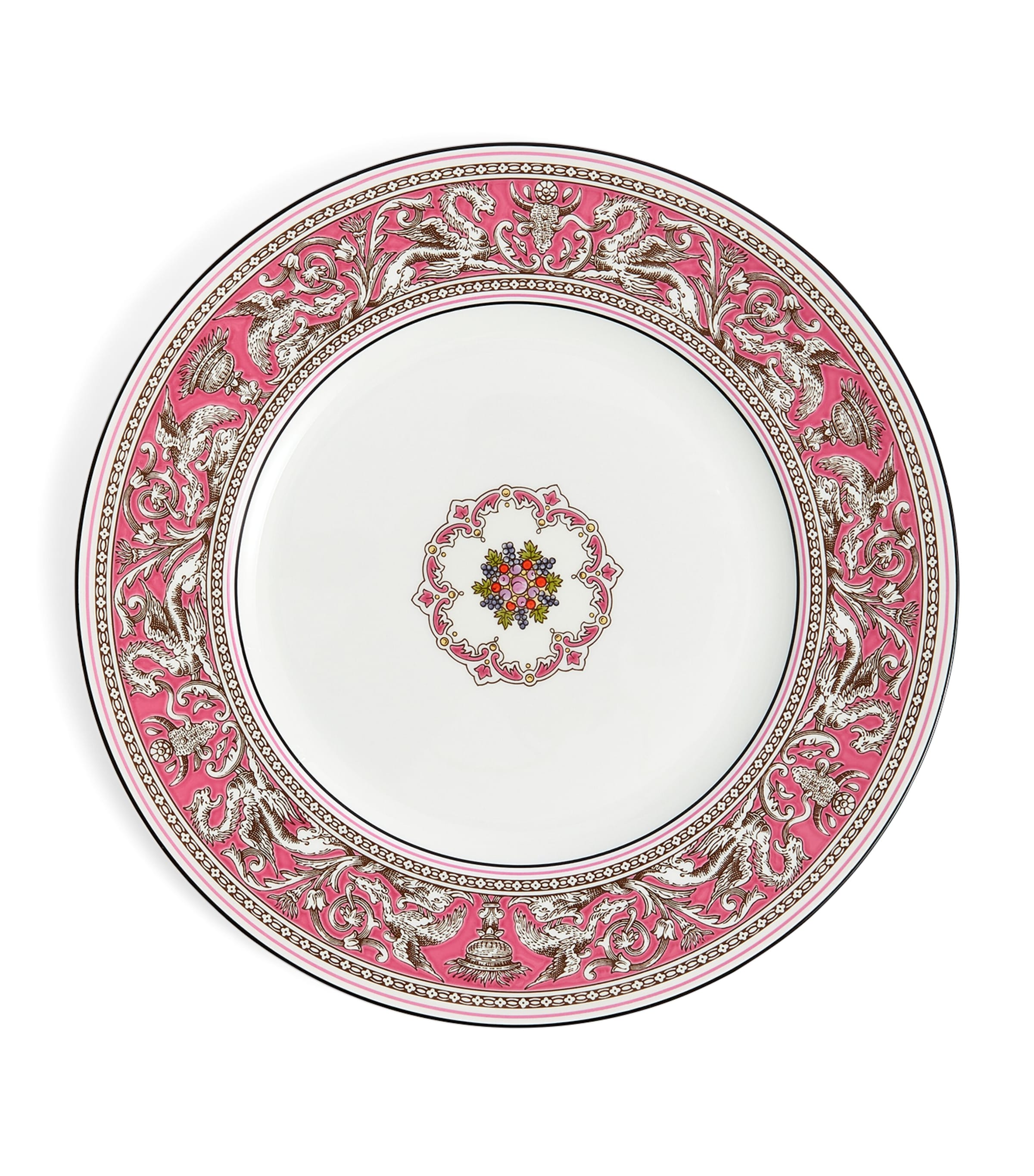 Wedgwood Florentine Fuchsia Plate In Pink