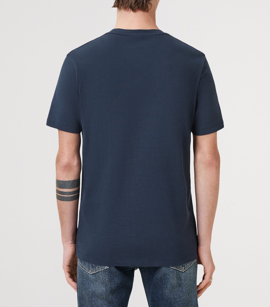 Organic Cotton Brace T-Shirt NAVY BLUE Image 4