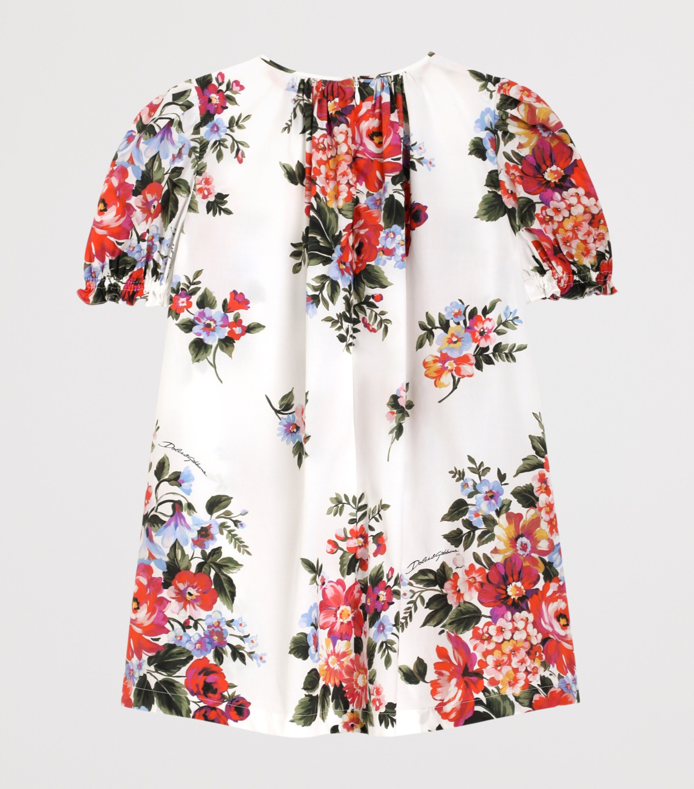 Dolce&Gabbana Kids Silk Floral Blouse (8-13 Years) Mazz Image 2