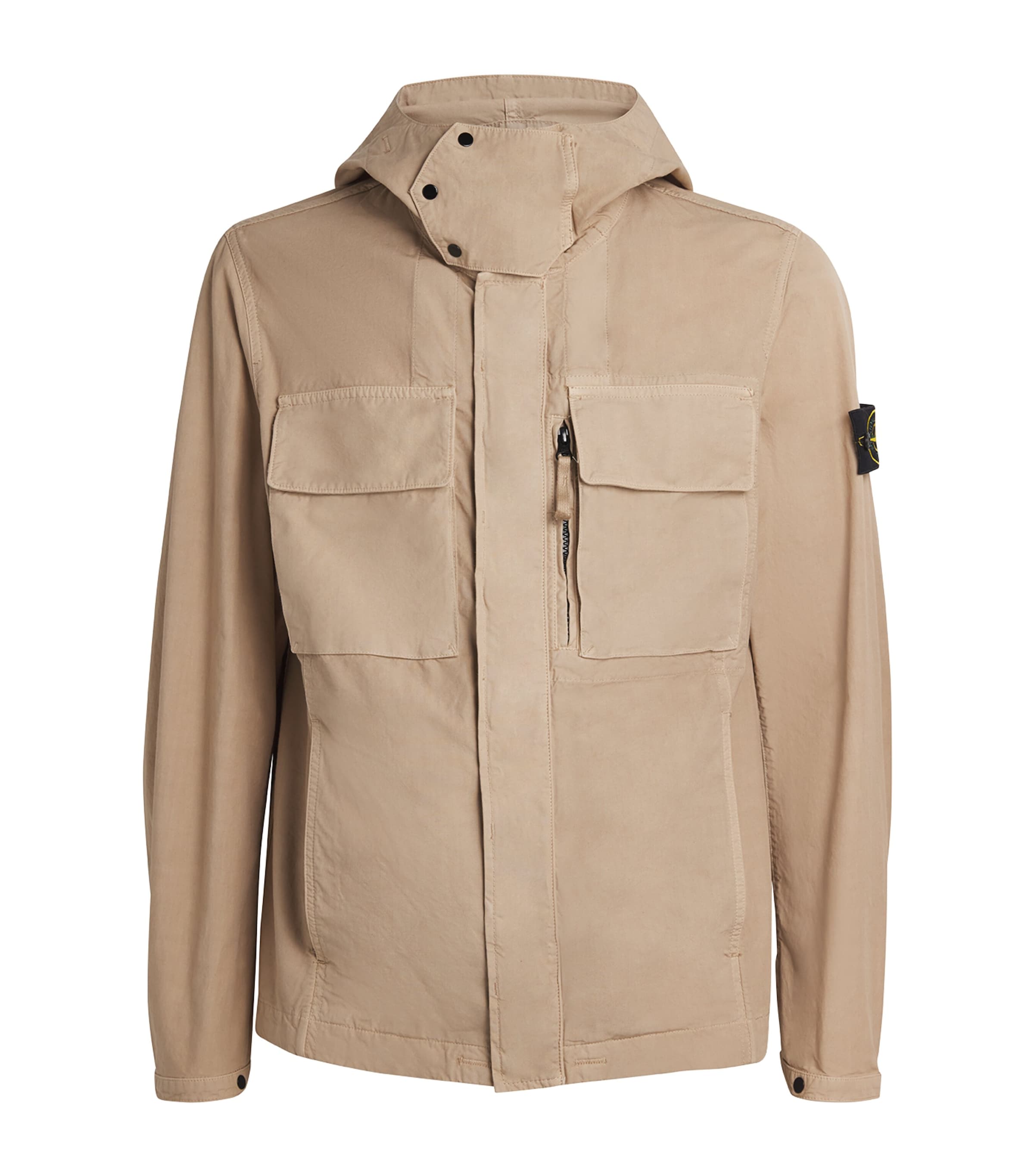 Stone Island Organic Cotton Canvas Hooded Parka | Men Clothing | Coats & Jackets | Parka Jackets | Designers | Stone Island | Puffer Jackets