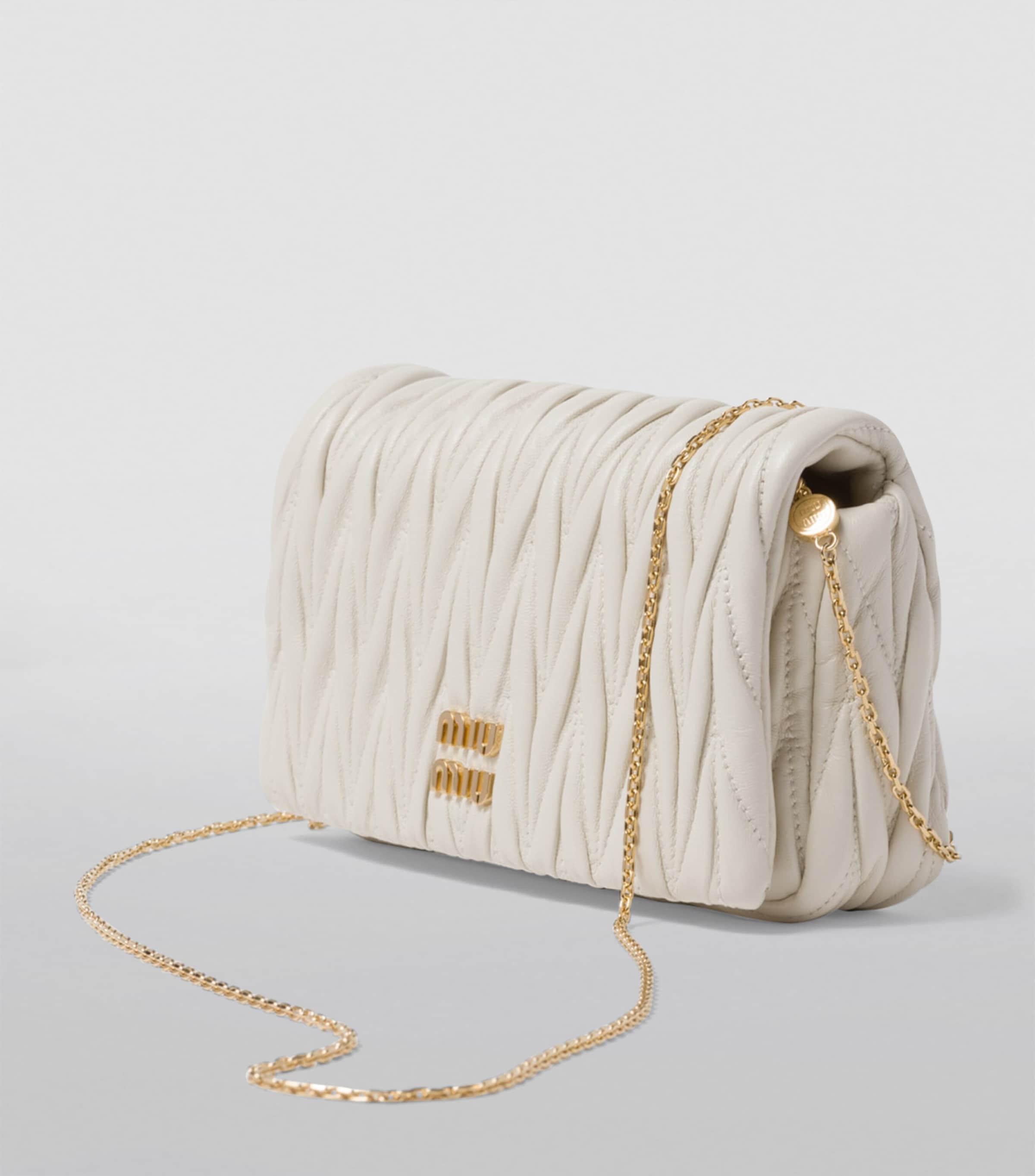 Miu Miu Mini Leather Matelassé Shoulder Bag Image 2