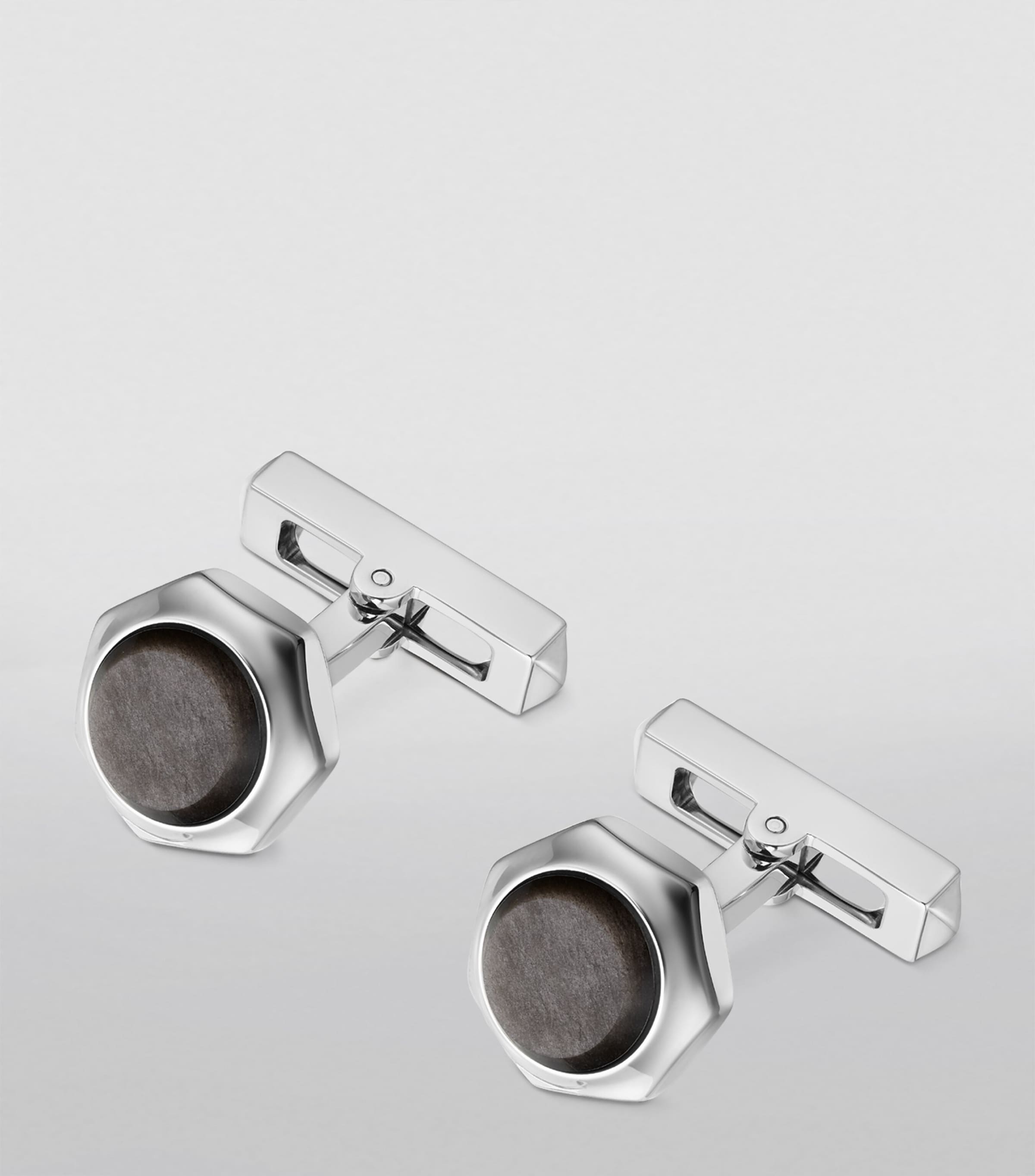 Cartier Sterling Silver Santos de Cartier Cufflinks Silver Image 2