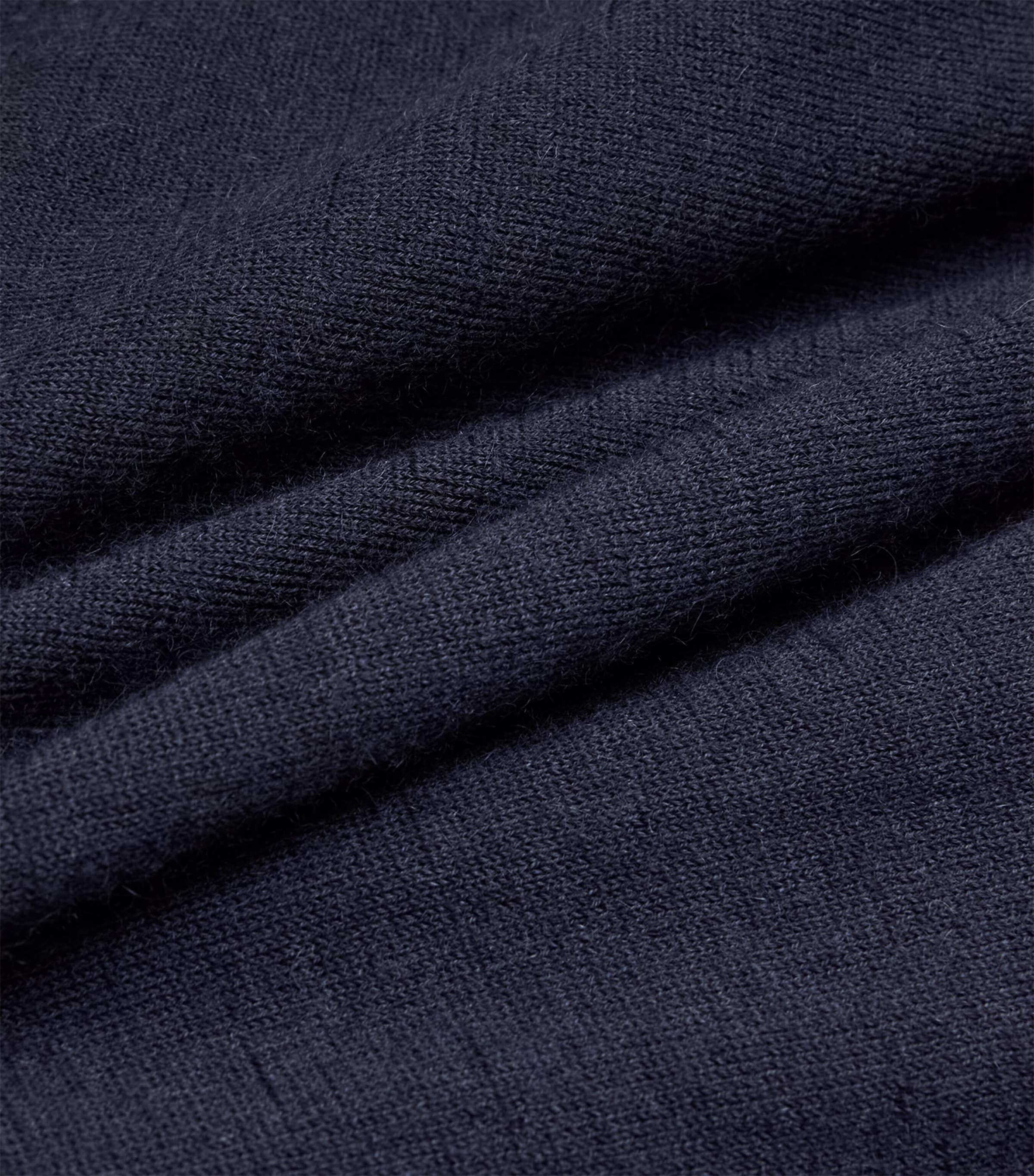 Superfine Cashmere V-Neck Sweater SD7600 DARK NAVY Image 5