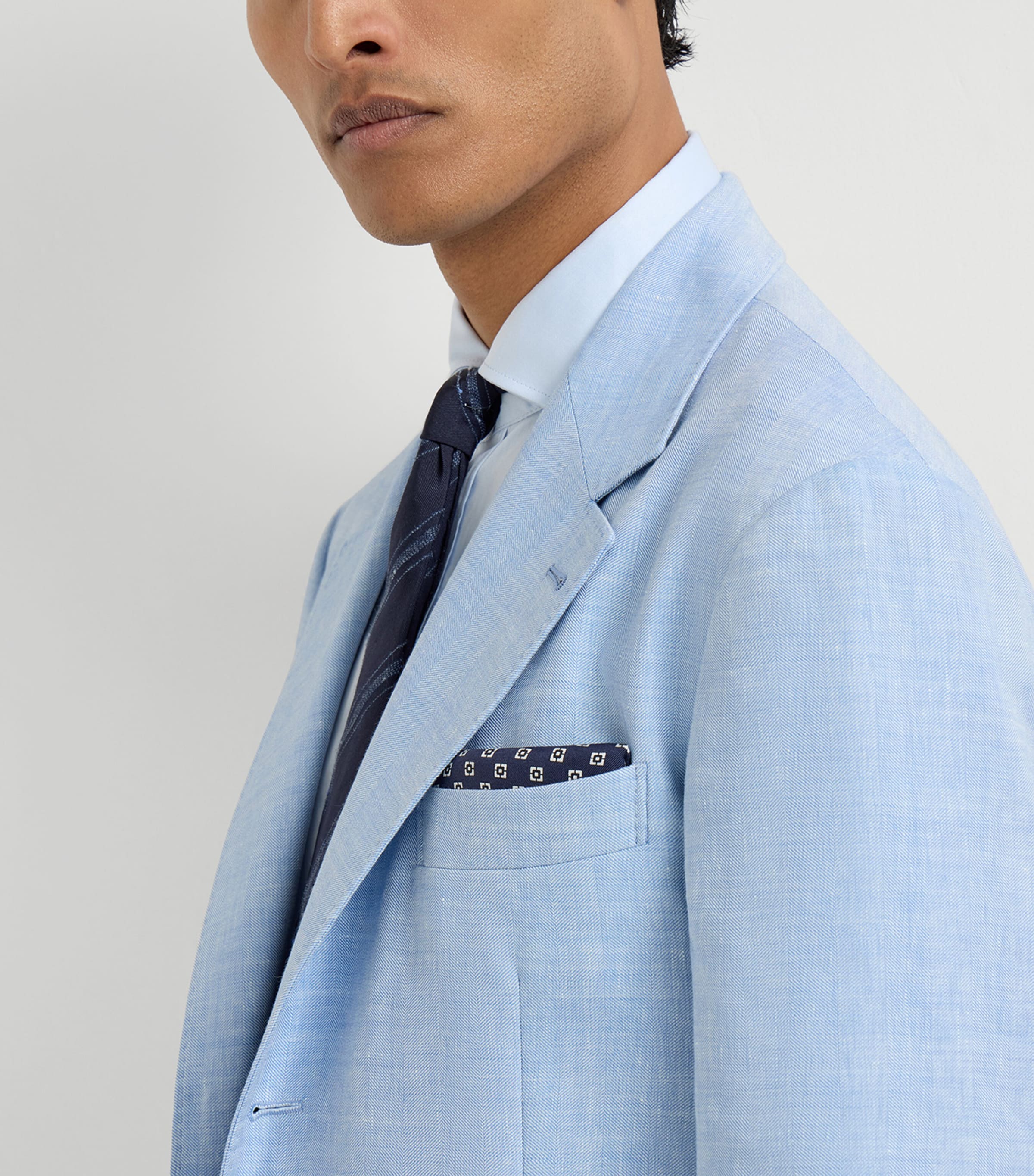 Silk Printed Pocket Square C2425 Image 2