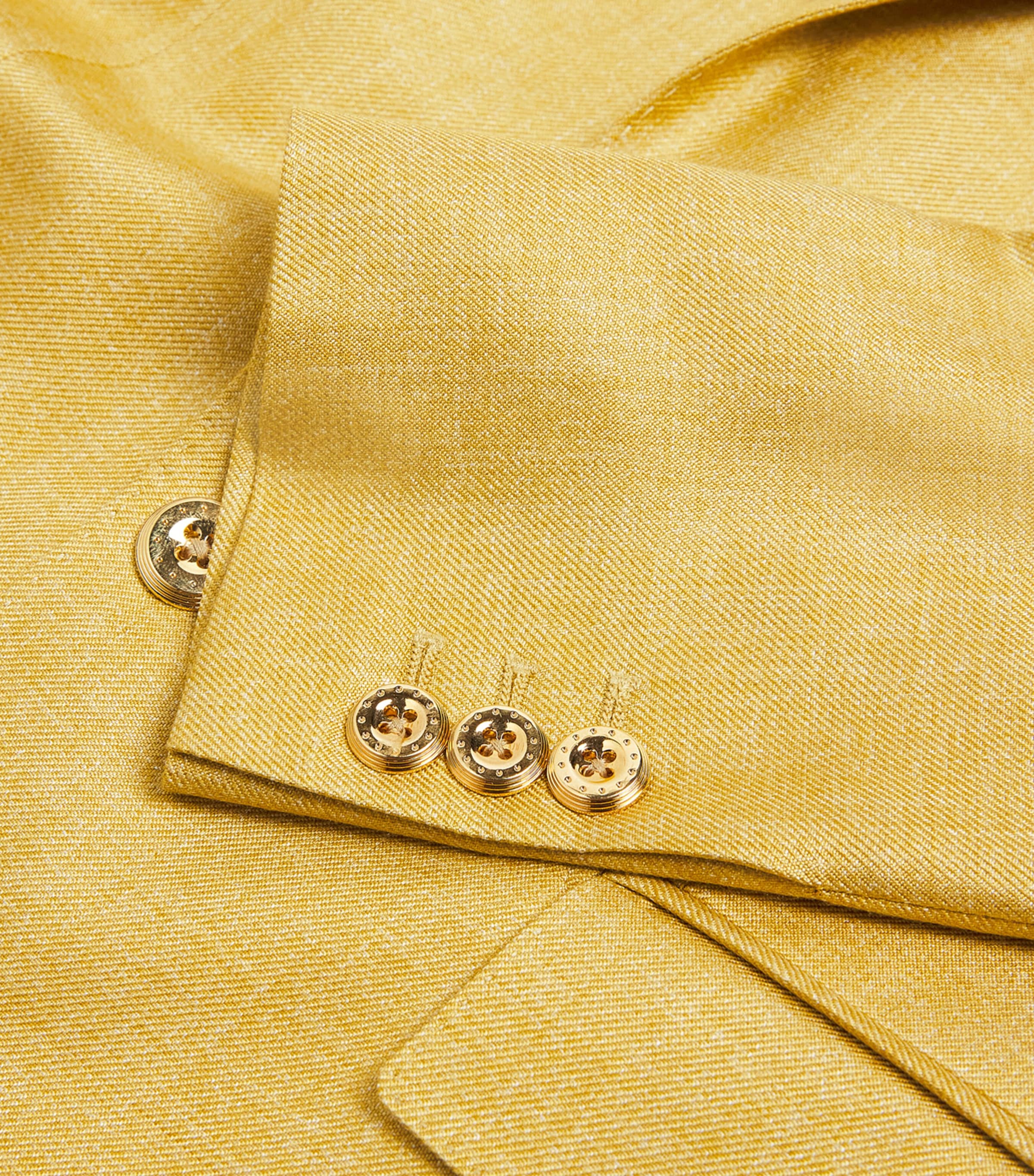 Stefano Ricci Kids Silk Blazer (10-16 Years) C. Yellow Image 3