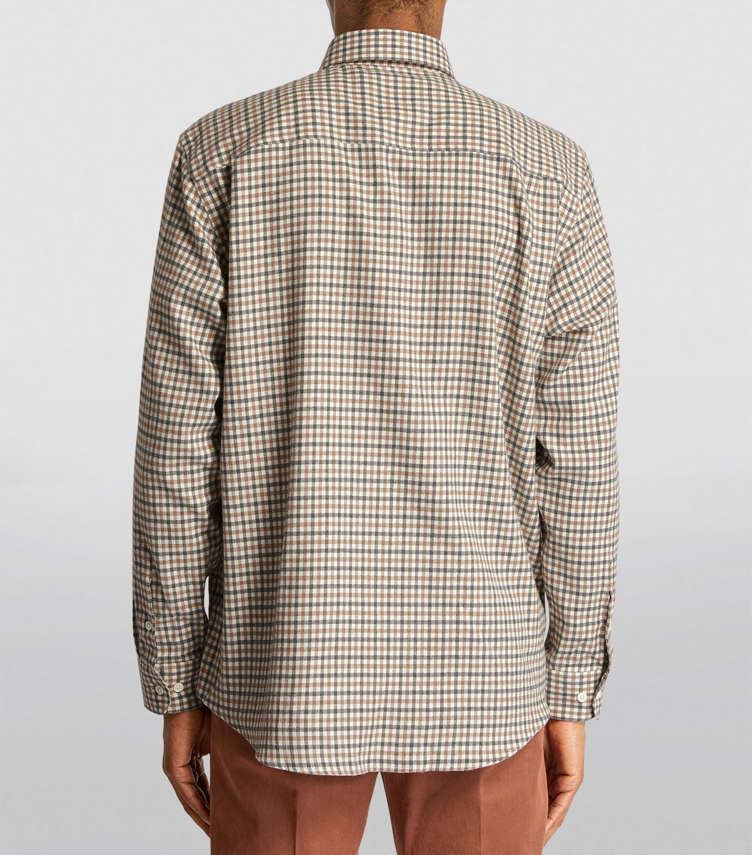 Check Shirt TAUPE Image 4