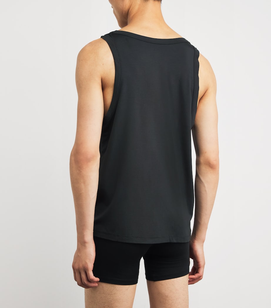 Modal-Blend Body Tank Top BLACK Image 3