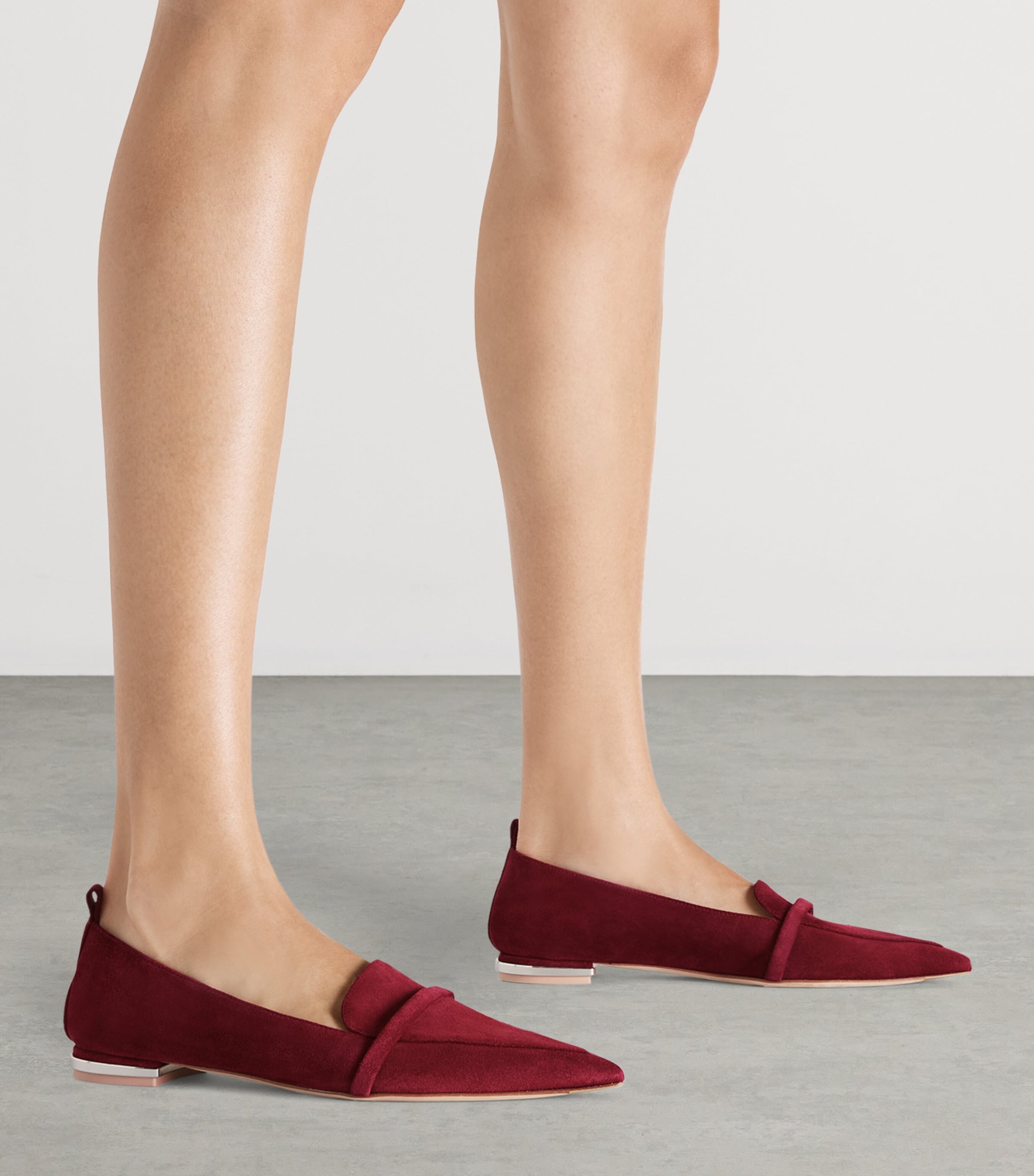 Suede Dora Loafers ROSEWOOD Image 2