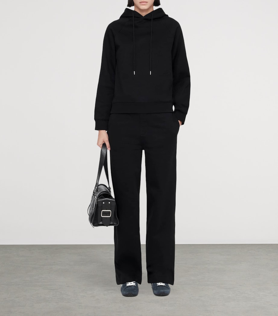AllSaints Womens Lily Sweatpants Jet Black Image 5