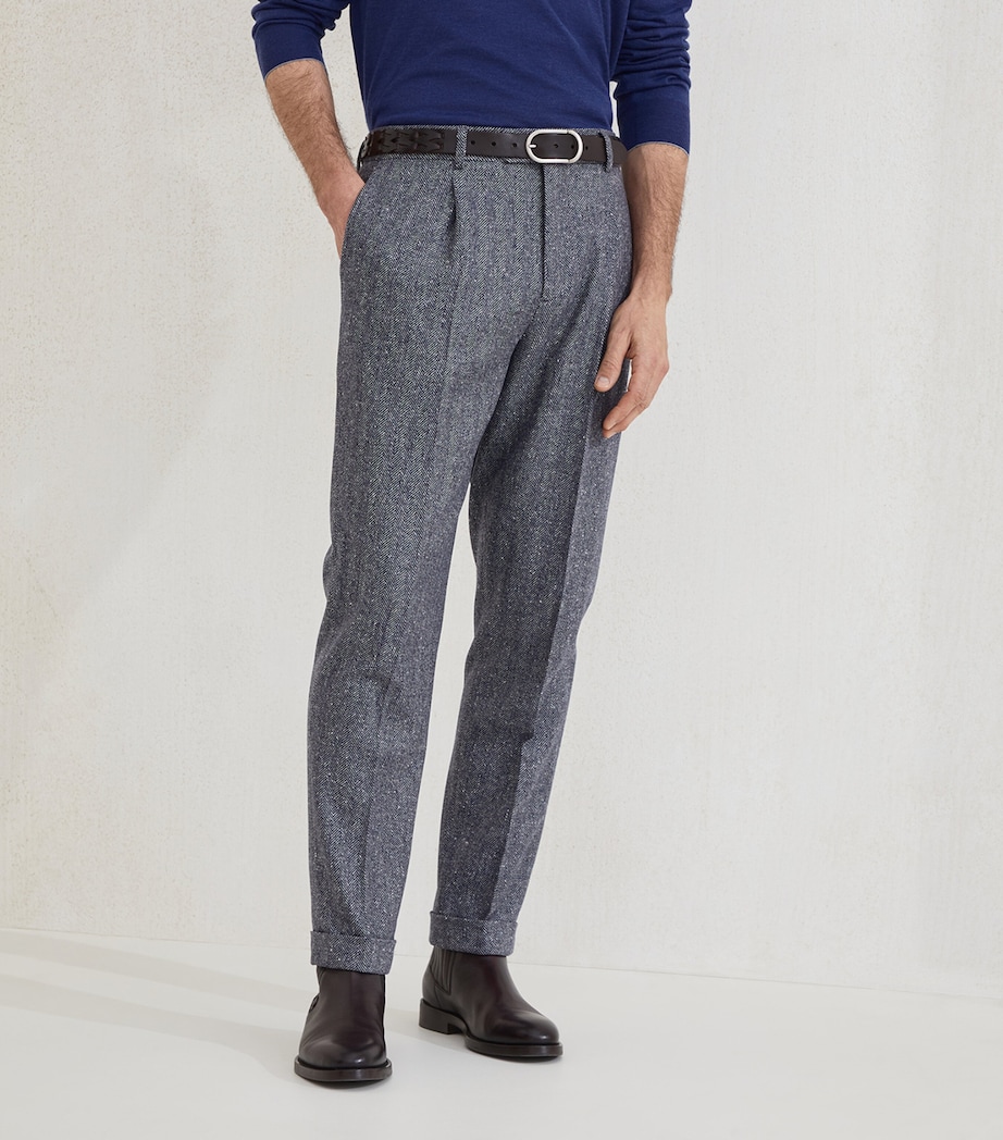 Wool-Cashmere Leisure Fit Trousers C1020 Image 2