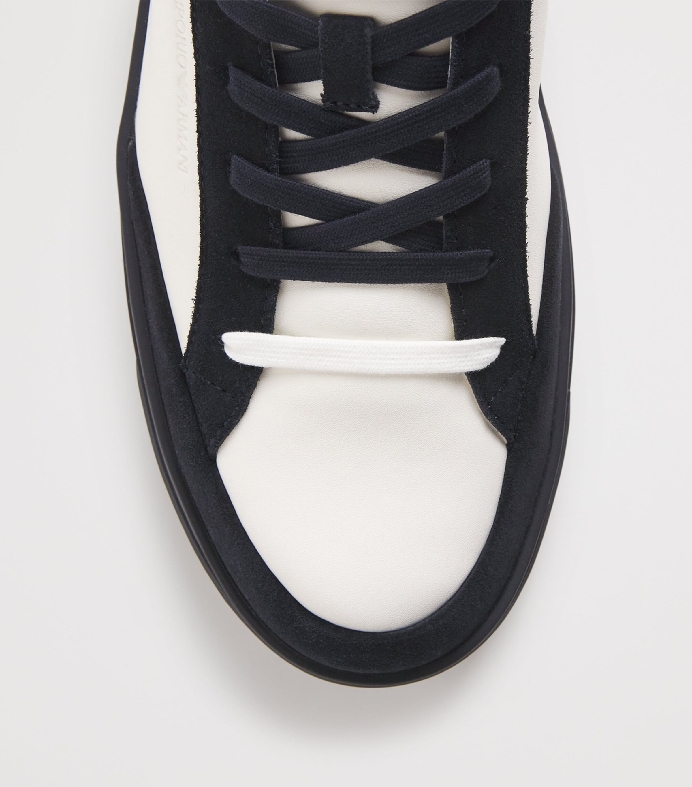 Leather Suede-Detail Sneakers MB513 Image 5