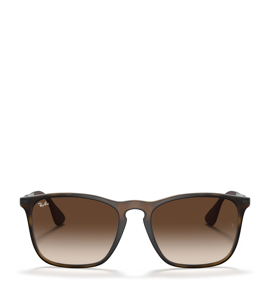 Ray-Ban Chris Square Sunglasses Brown Image 1