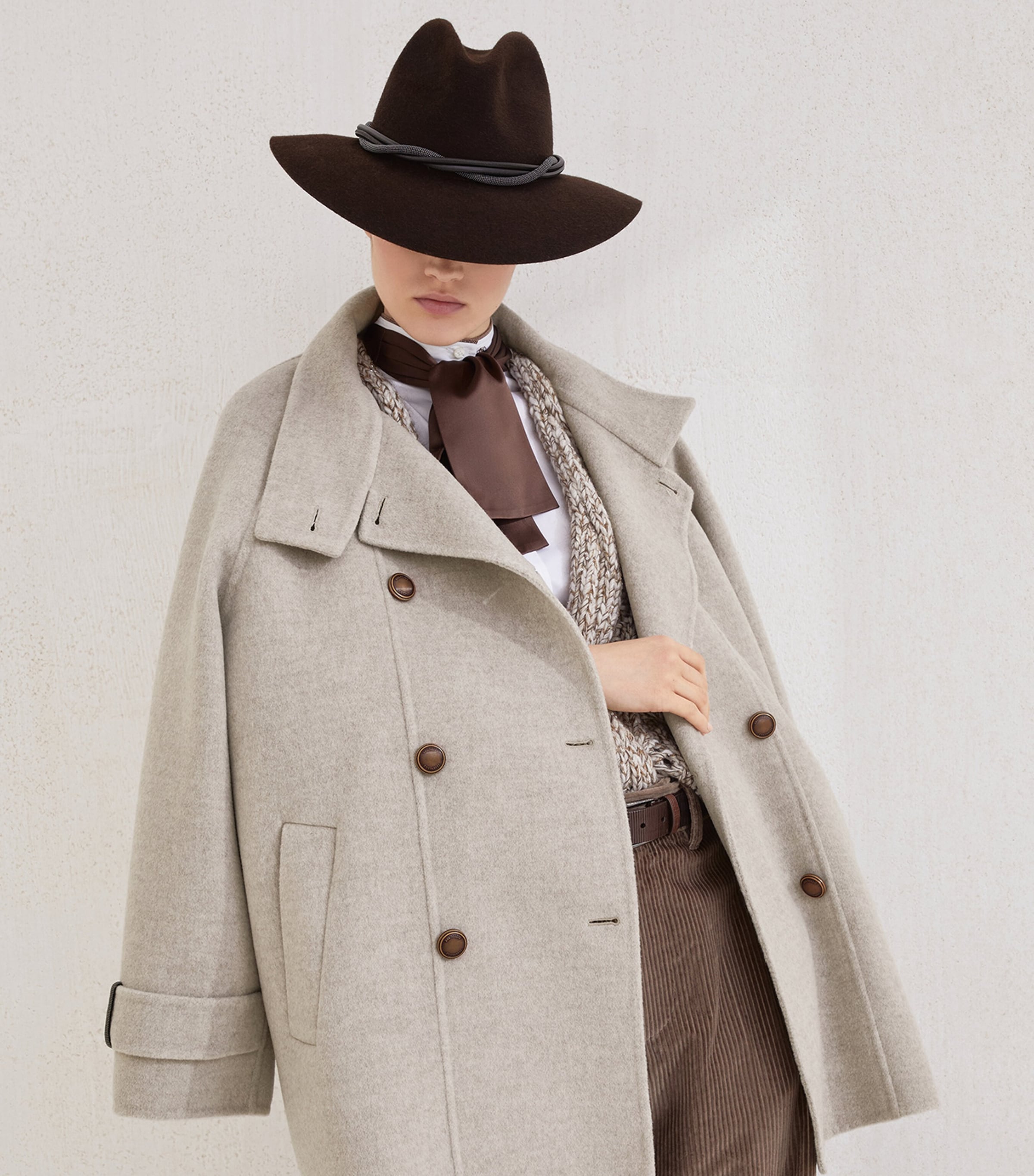 Virgin Wool-Cashmere Pea Coat C001 Image 5