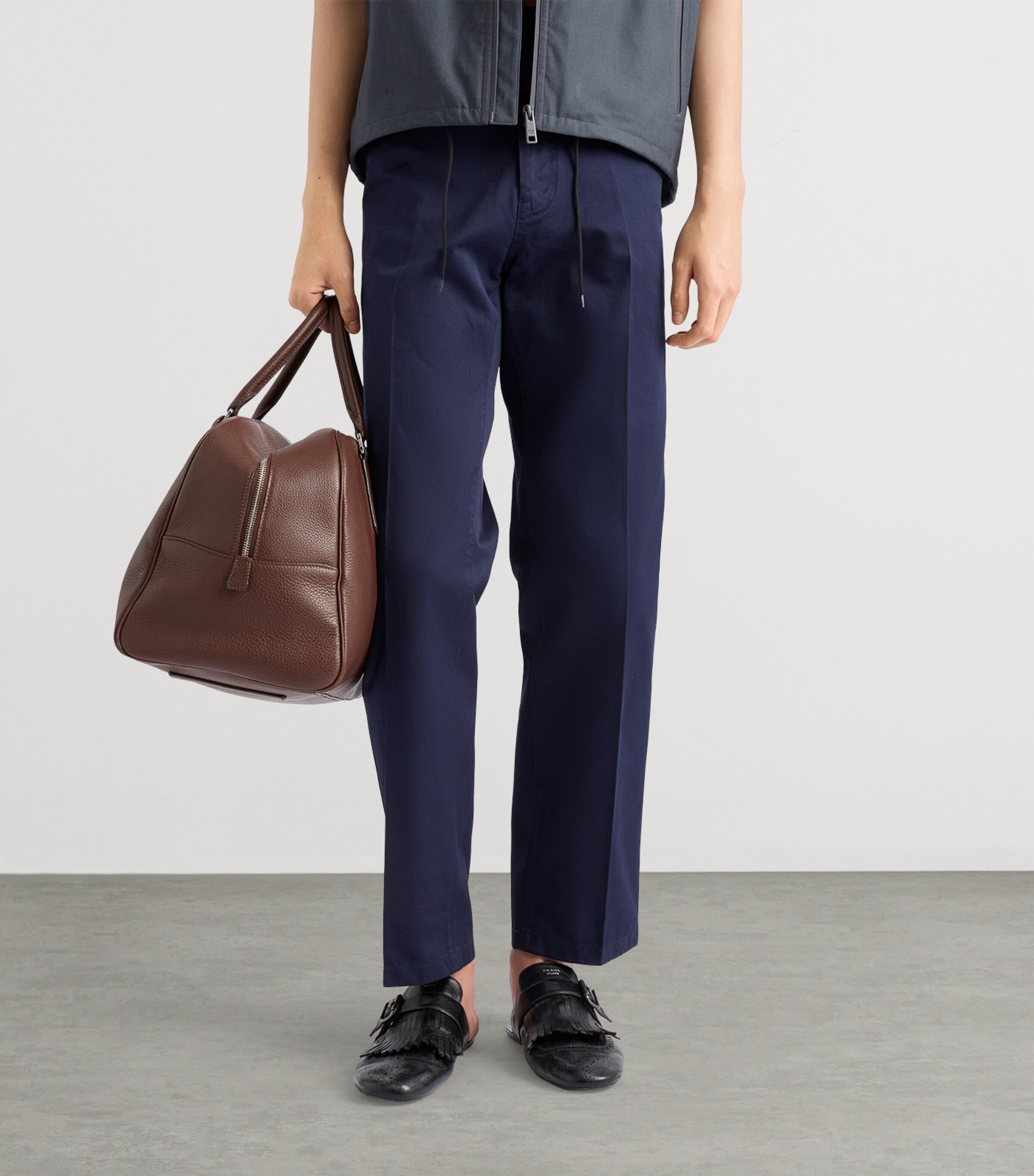 Prada Mens Cotton Straight Chinos Image 4