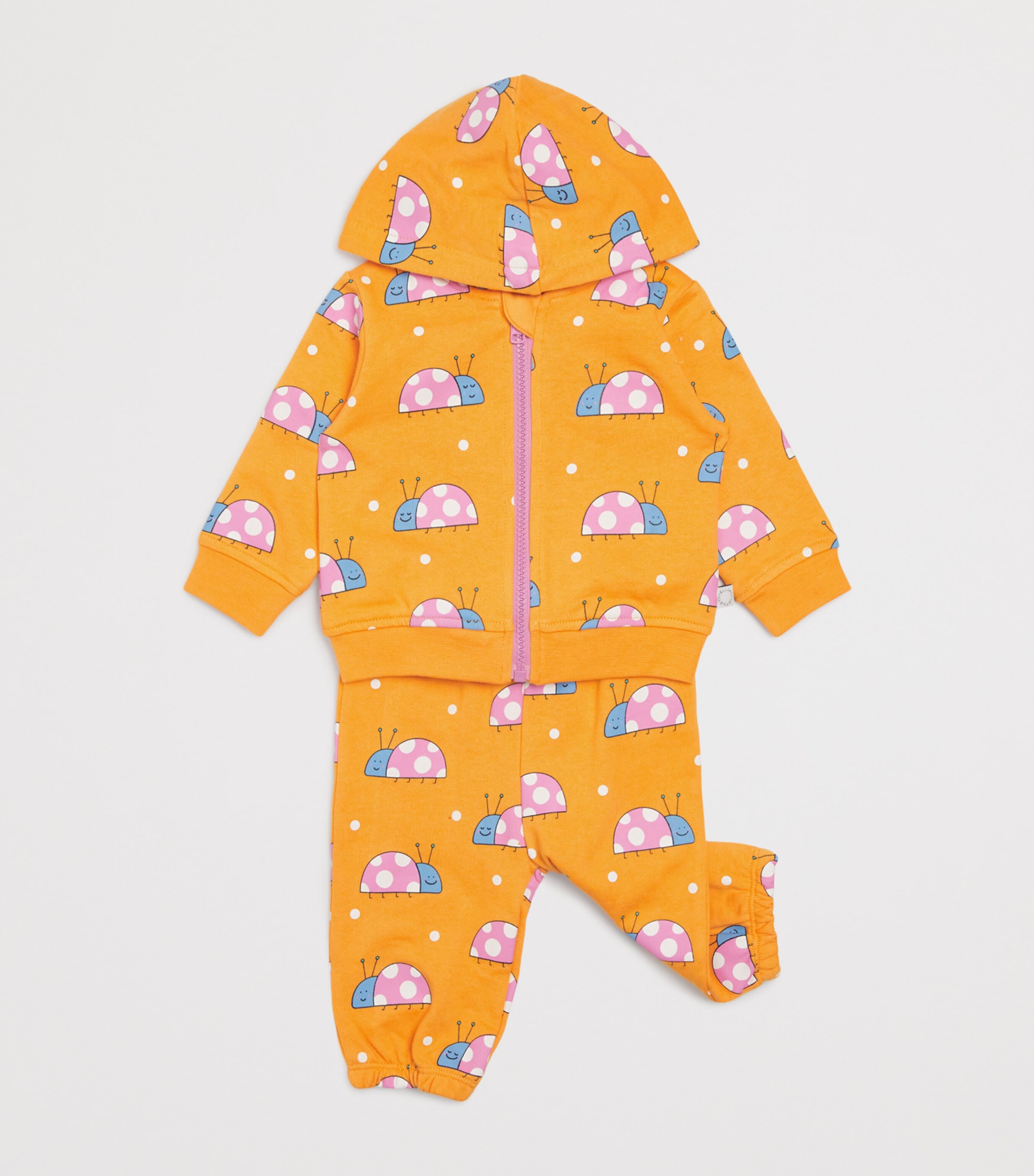 Organic Cotton Ladybird Tracksuit (6-36 Months) 465MCARANCIO/MULTI Image 3
