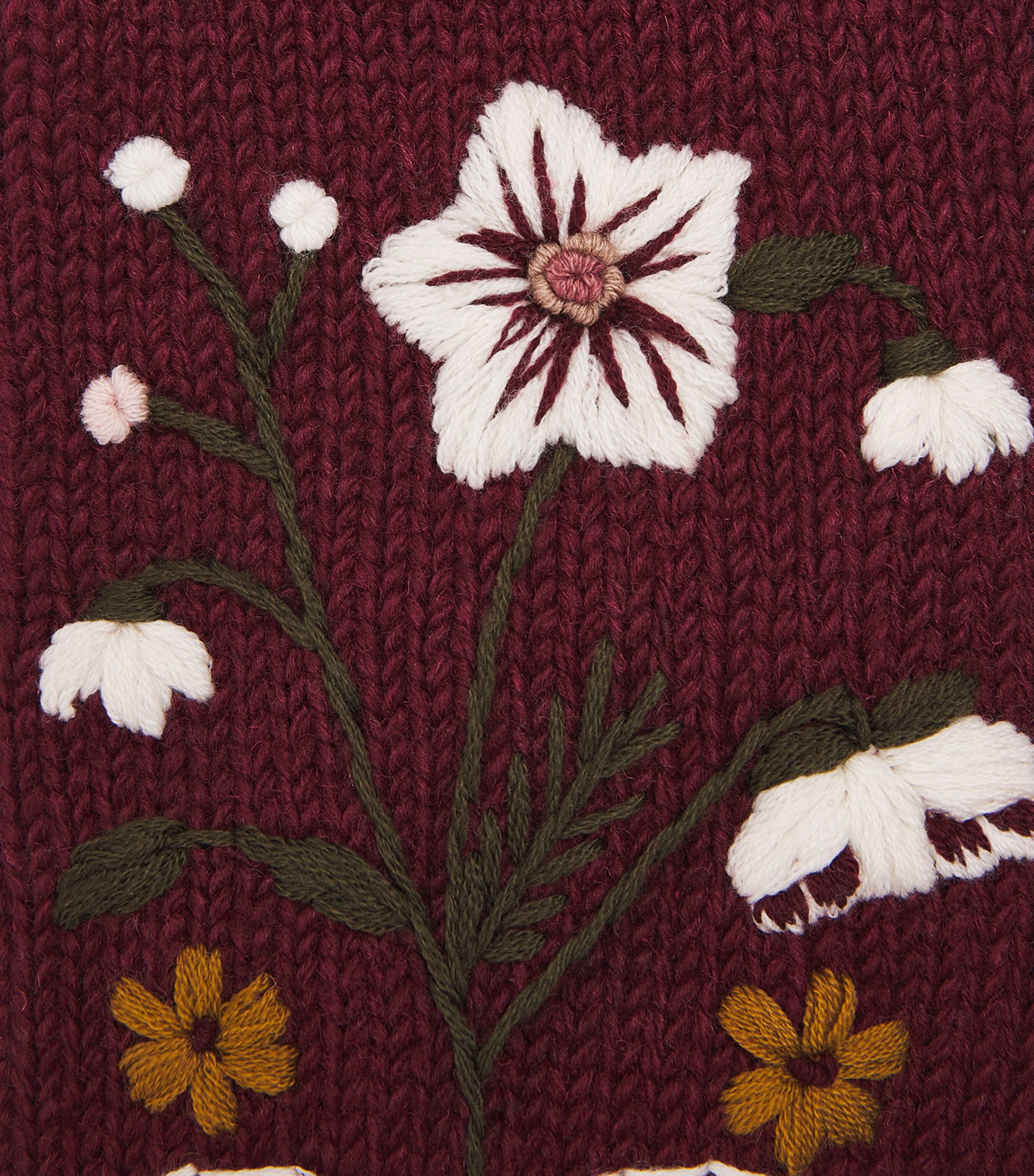 Shirley Bredal Wool Holiday Hellebore Stocking | Harrods US