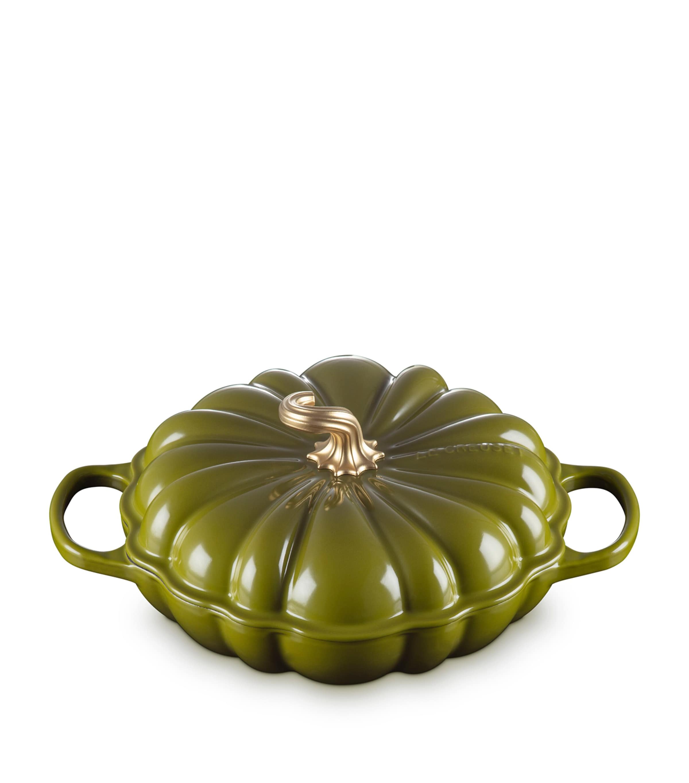 Cast Iron Pumpkin Shallow Casserole Dish (28cm) NO COLOUR Image 2