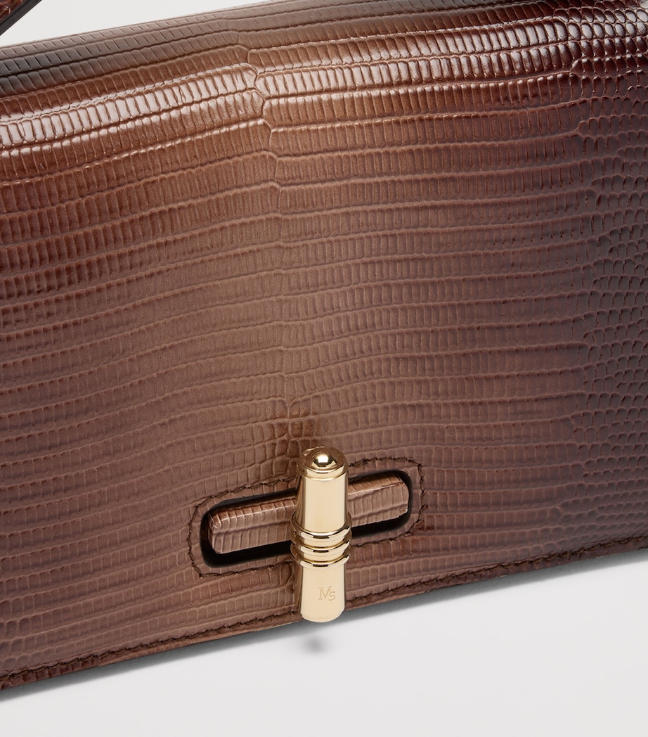 Malone Souliers Gradient Leather May Clutch Bag Taupe Image 3