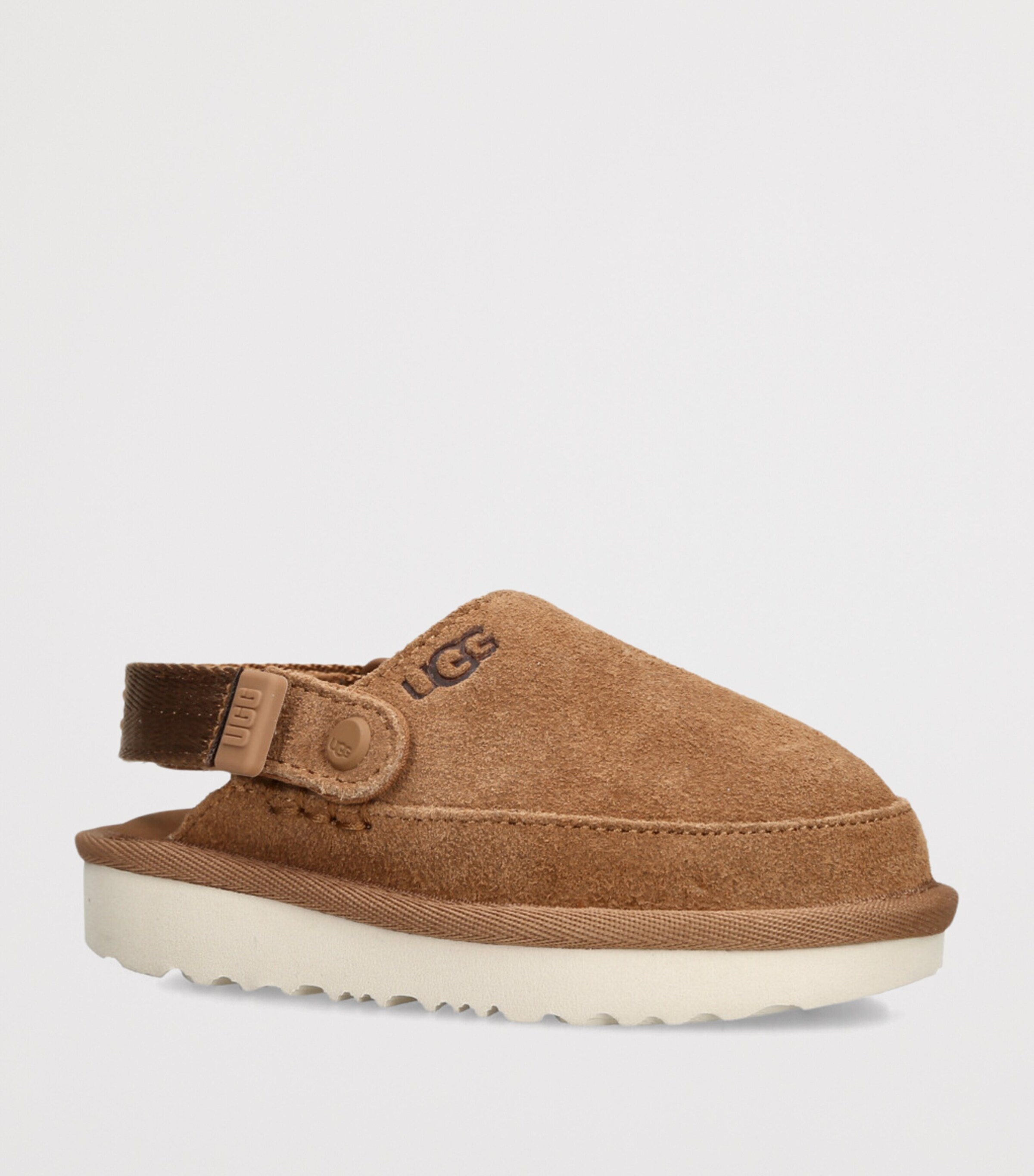 UGG Kids Suede Goldenstar Clogs Brown Image 3
