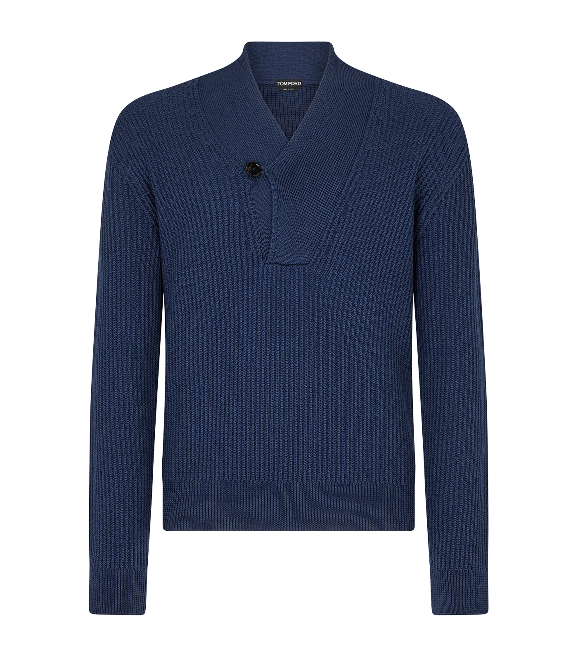 TOM FORD Wool-Silk Ribbed Sweater | Men Clothing | Workwear | Knitwear | Jumpers | Designers | Tom Ford