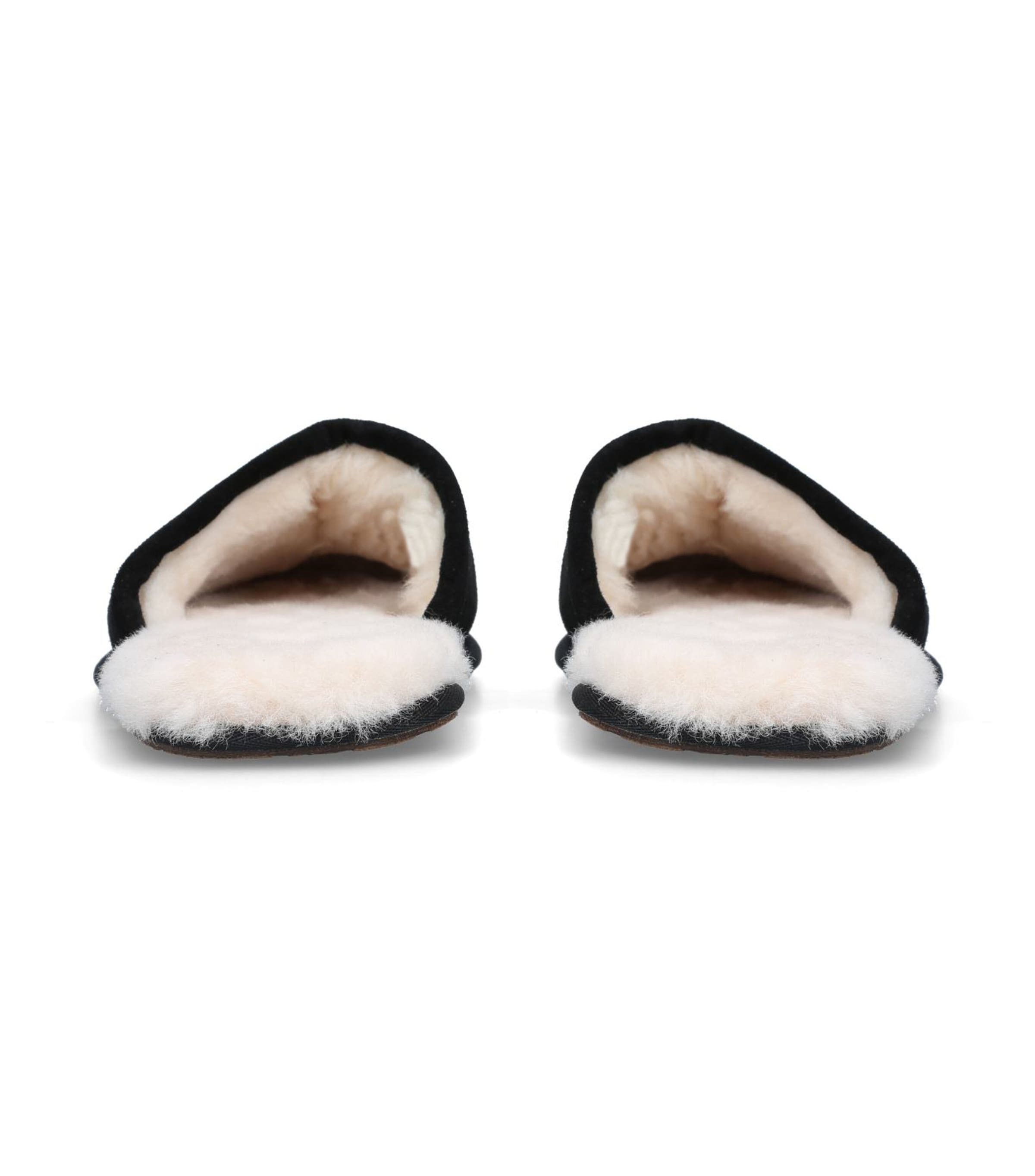 Scuff Suede Slippers BLACK Image 2