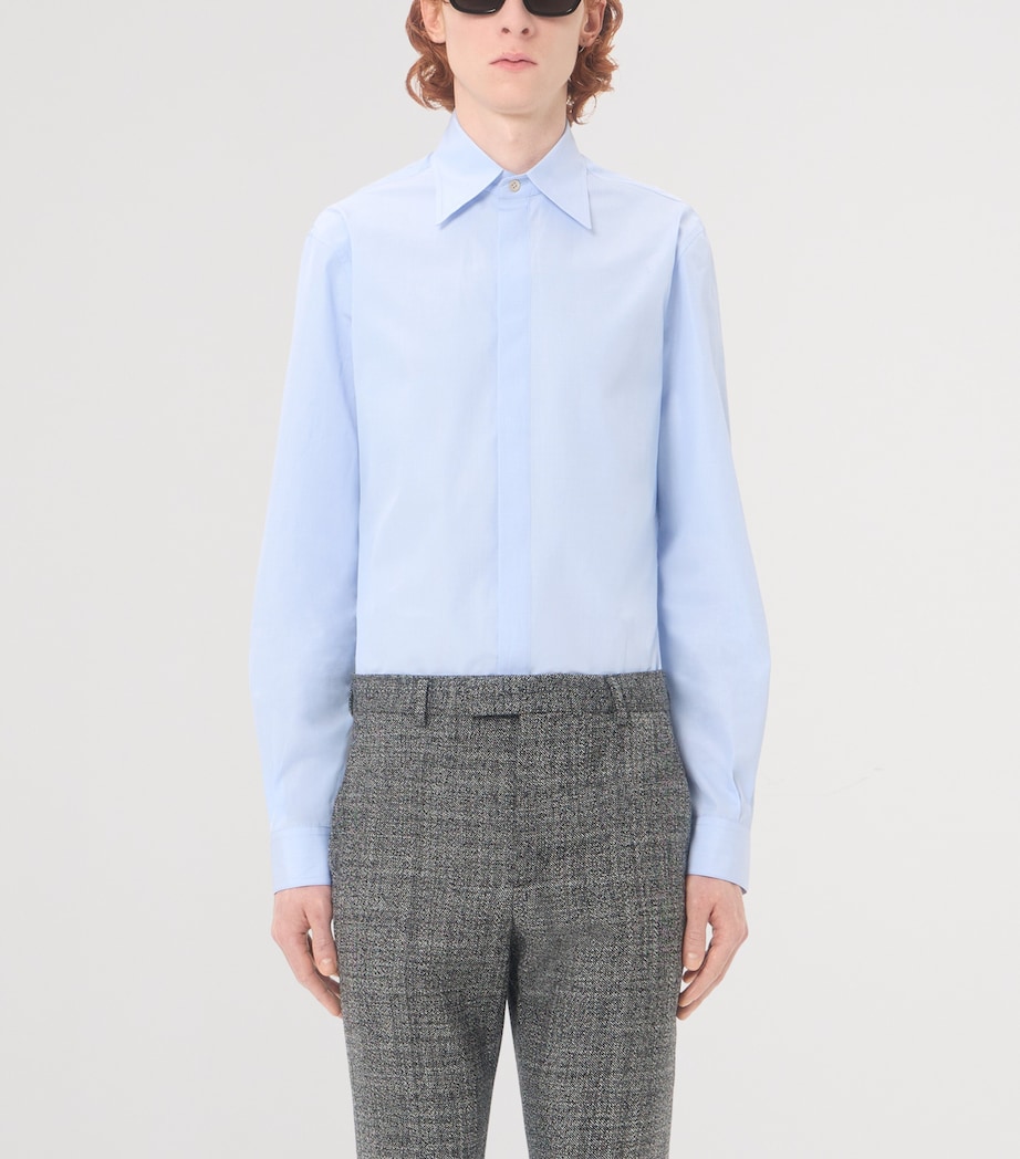 Valentino Garavani Mens Cotton Long-Sleeve Shirt Image 2