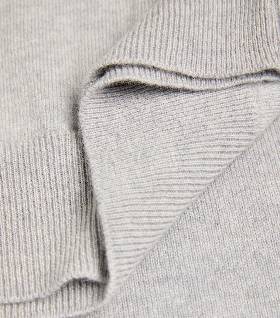 Cashmere Crew-Neck Sweater PALE GREY MARL Image 5