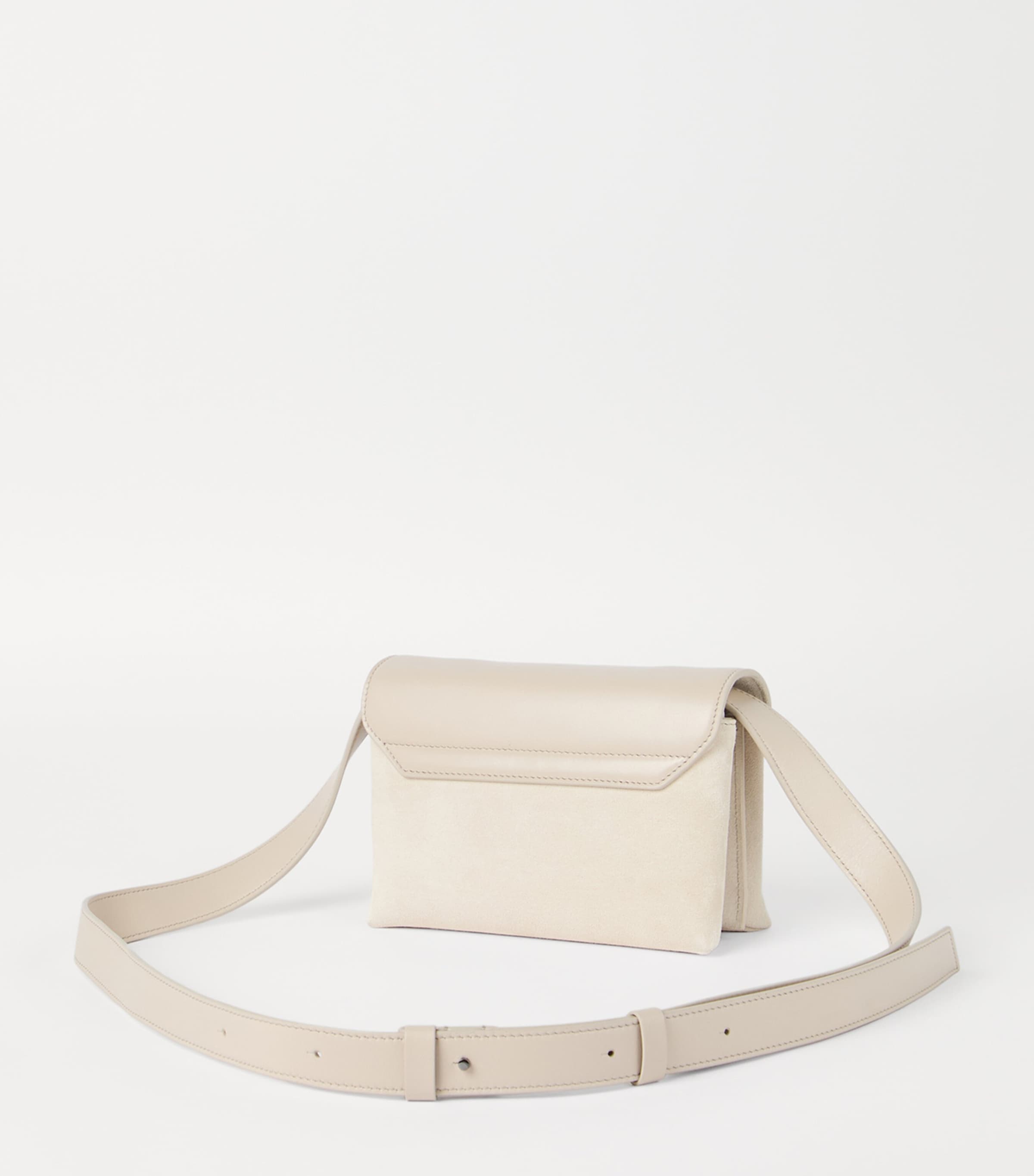 Small Leather Sartorial Cross-Body Bag C8905 Image 3