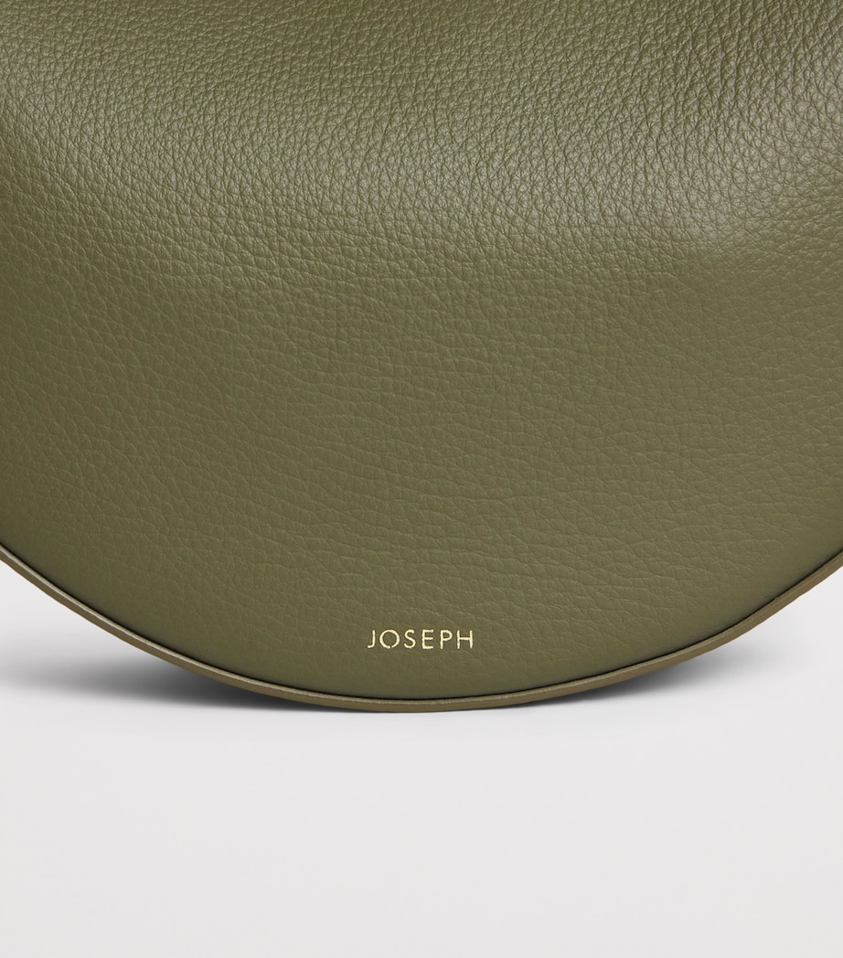 Joseph Leather Bean Shoulder Bag Palm Leaf Image 6