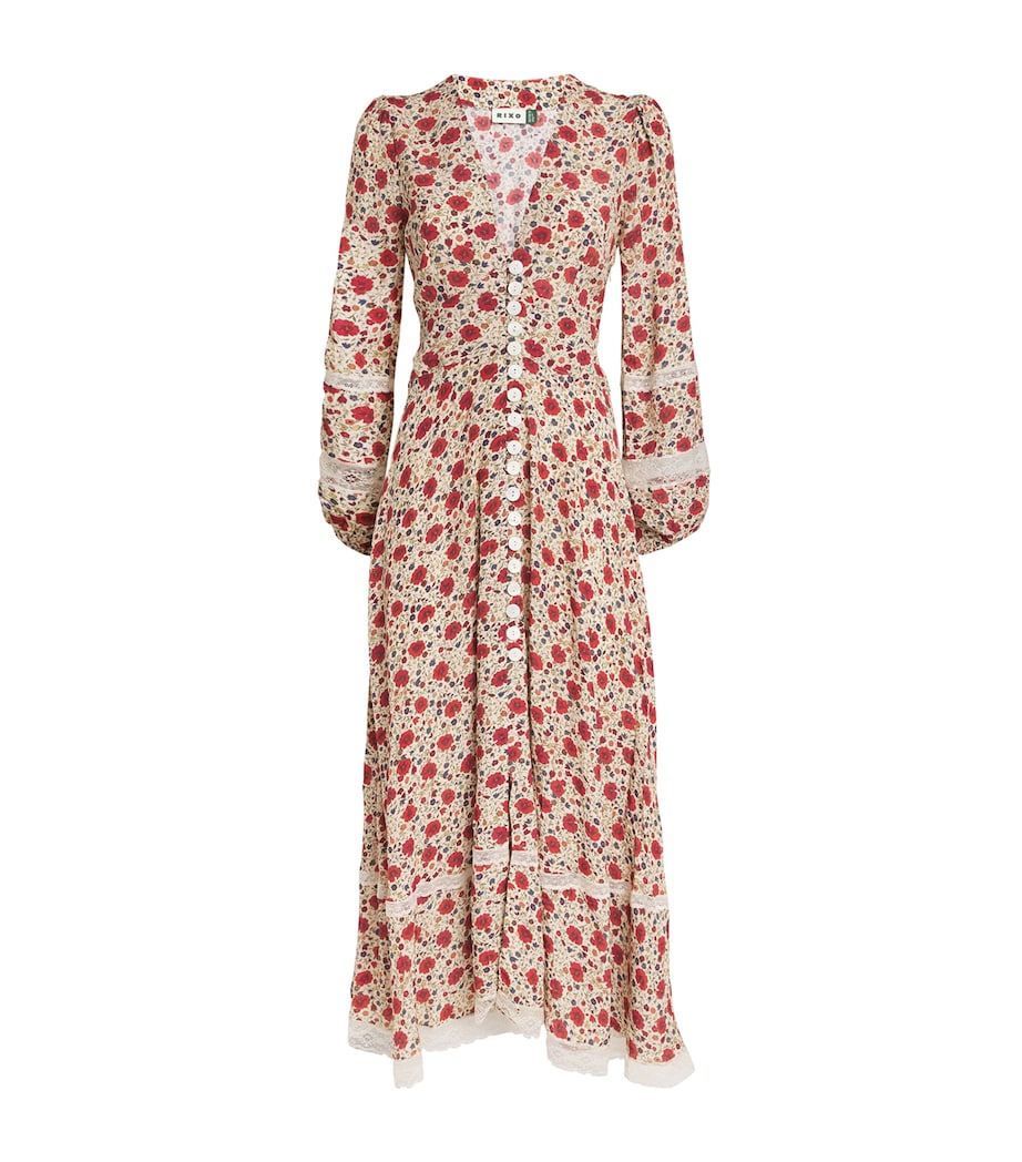 Floral Raven Midi Dress EVA FLORAL CREAM Image 1