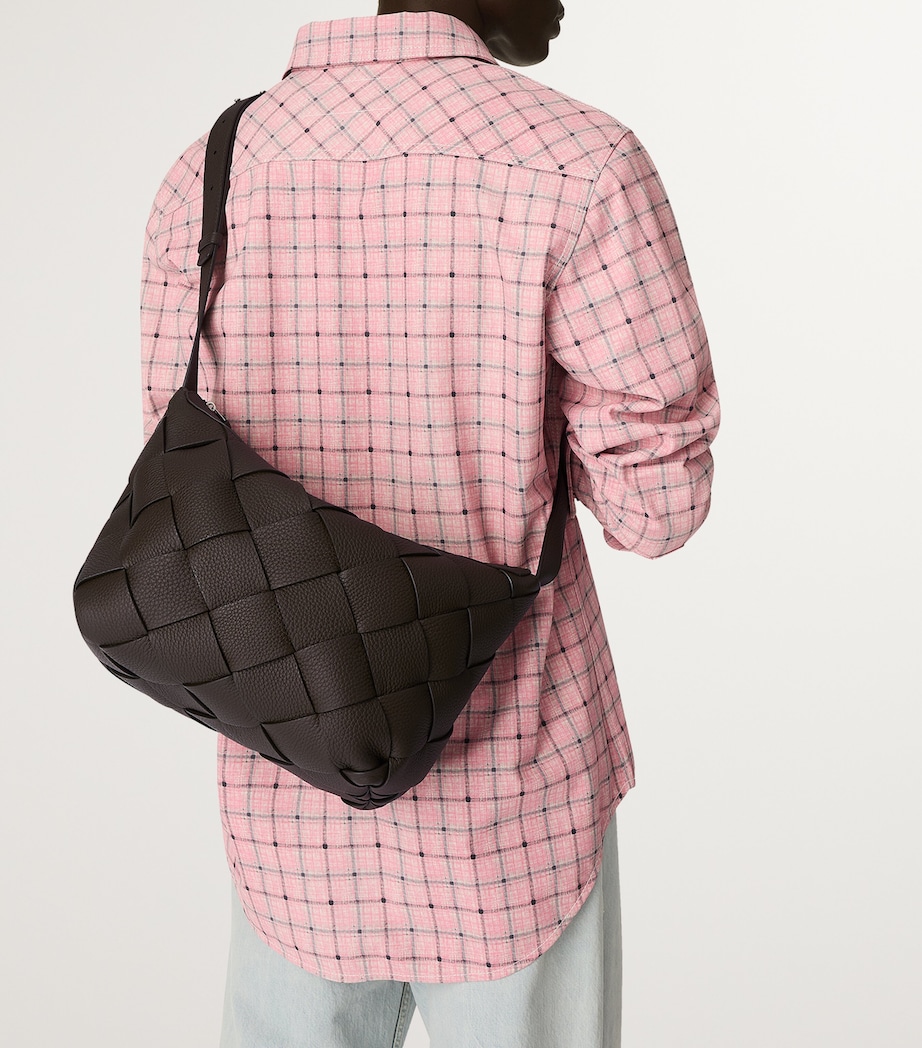 Leather Intreccio Diago Cross-Body Bag 2145 Image 2