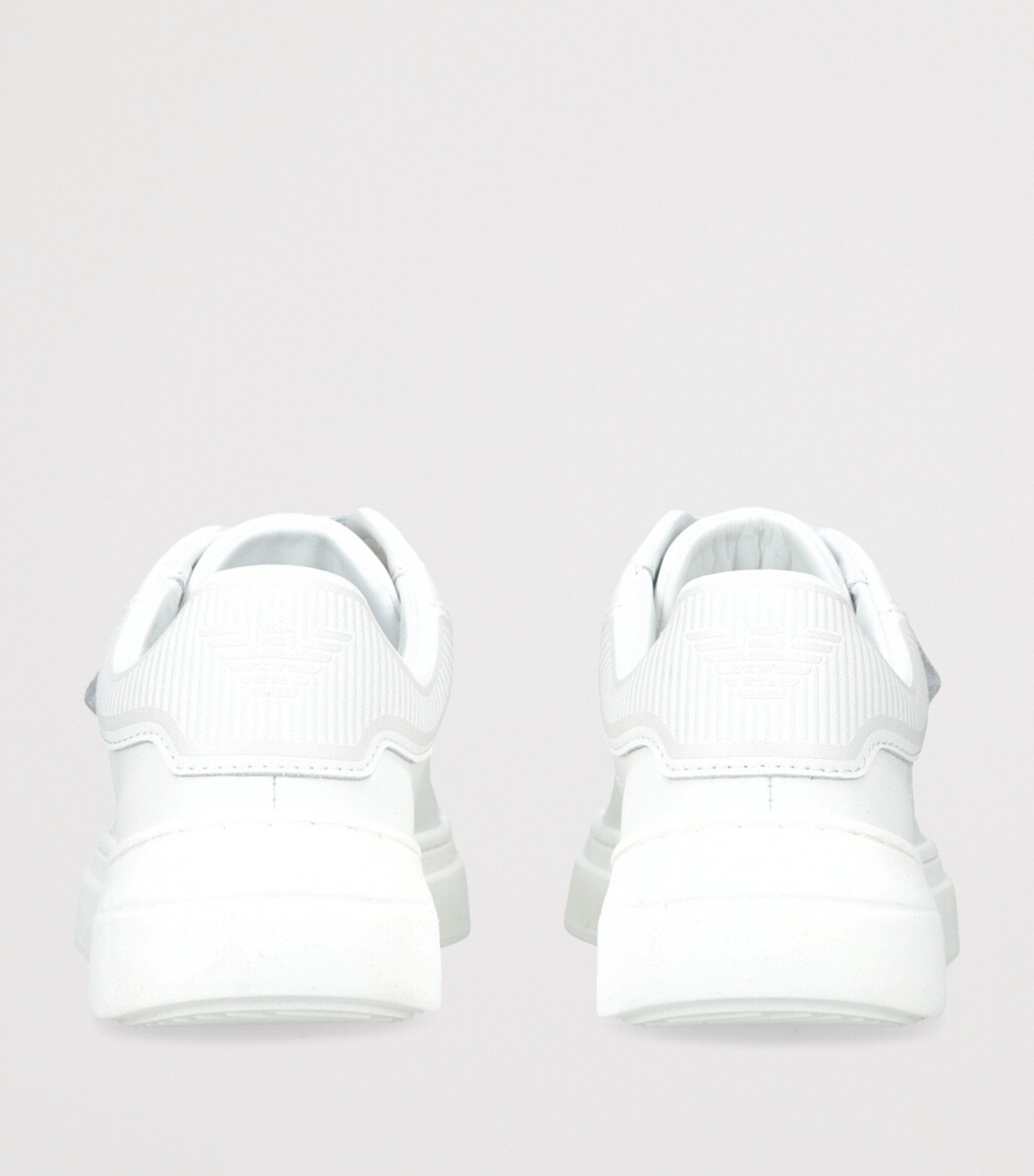 Leather Velcro Sneakers WHITE Image 2