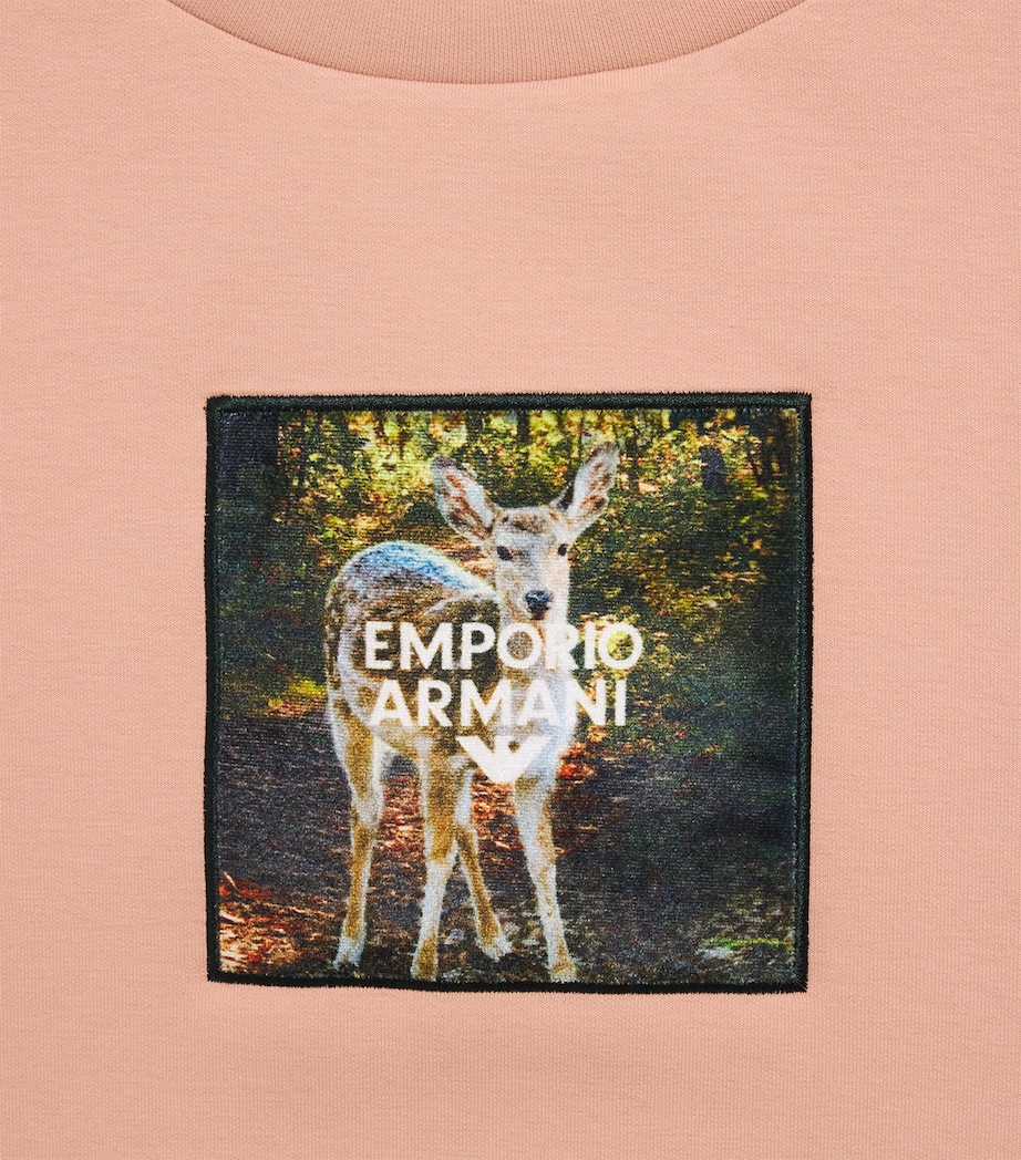 Printed Sweatshirt (4-14 Years) U4120MAHOGANY ROSE Image 3