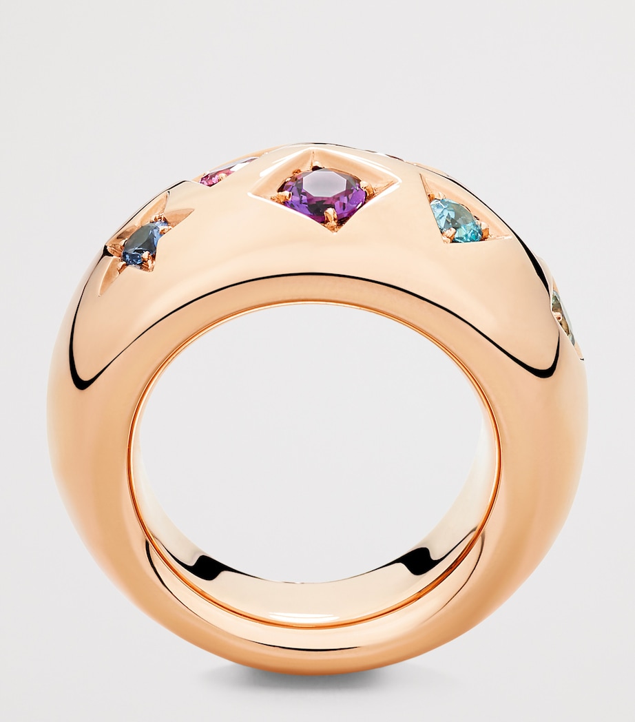 Rose Gold and Gemstone Iconica Ring 000VA Image 3