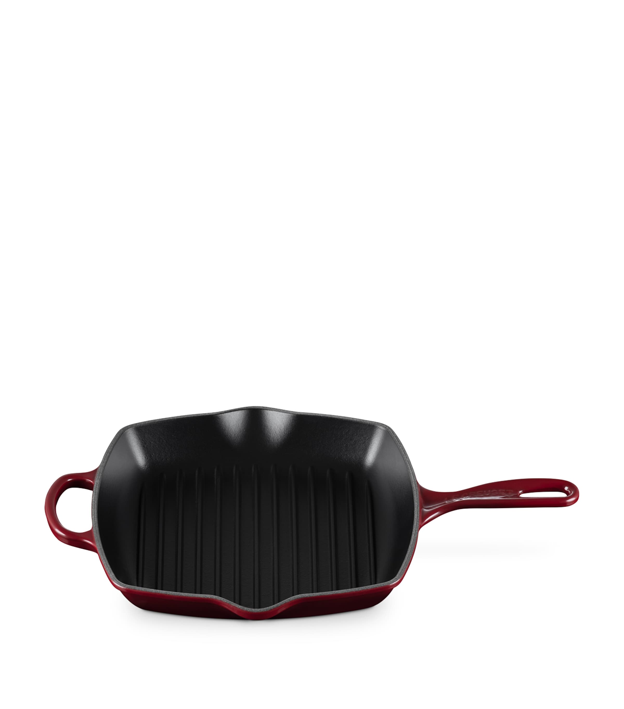 Le Creuset Cast Iron Square Grillit In Burgundy
