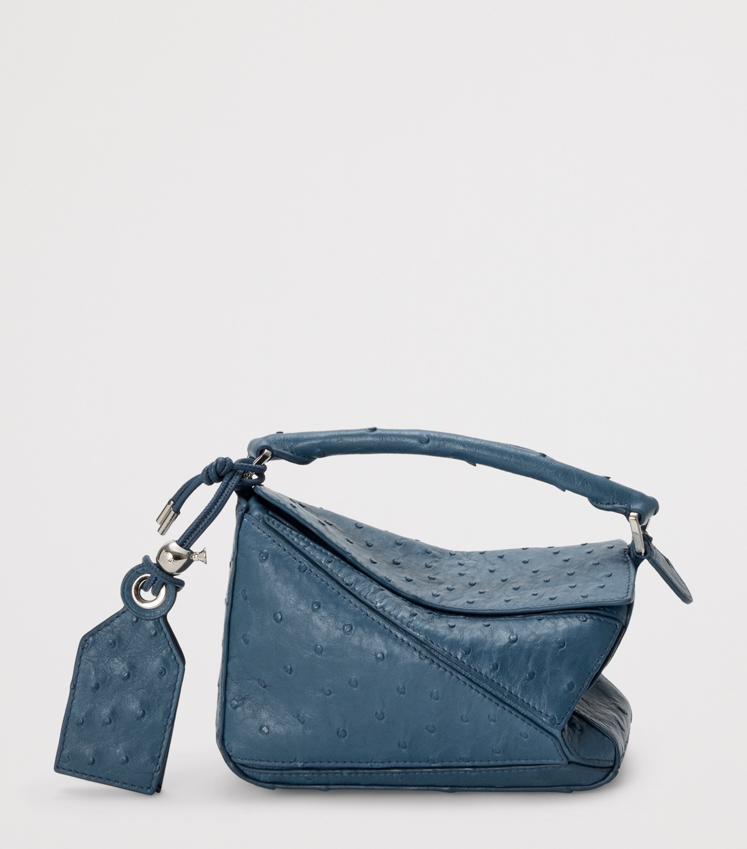Mini Leather Puzzle Top-Handle Bag DENIM Image 2