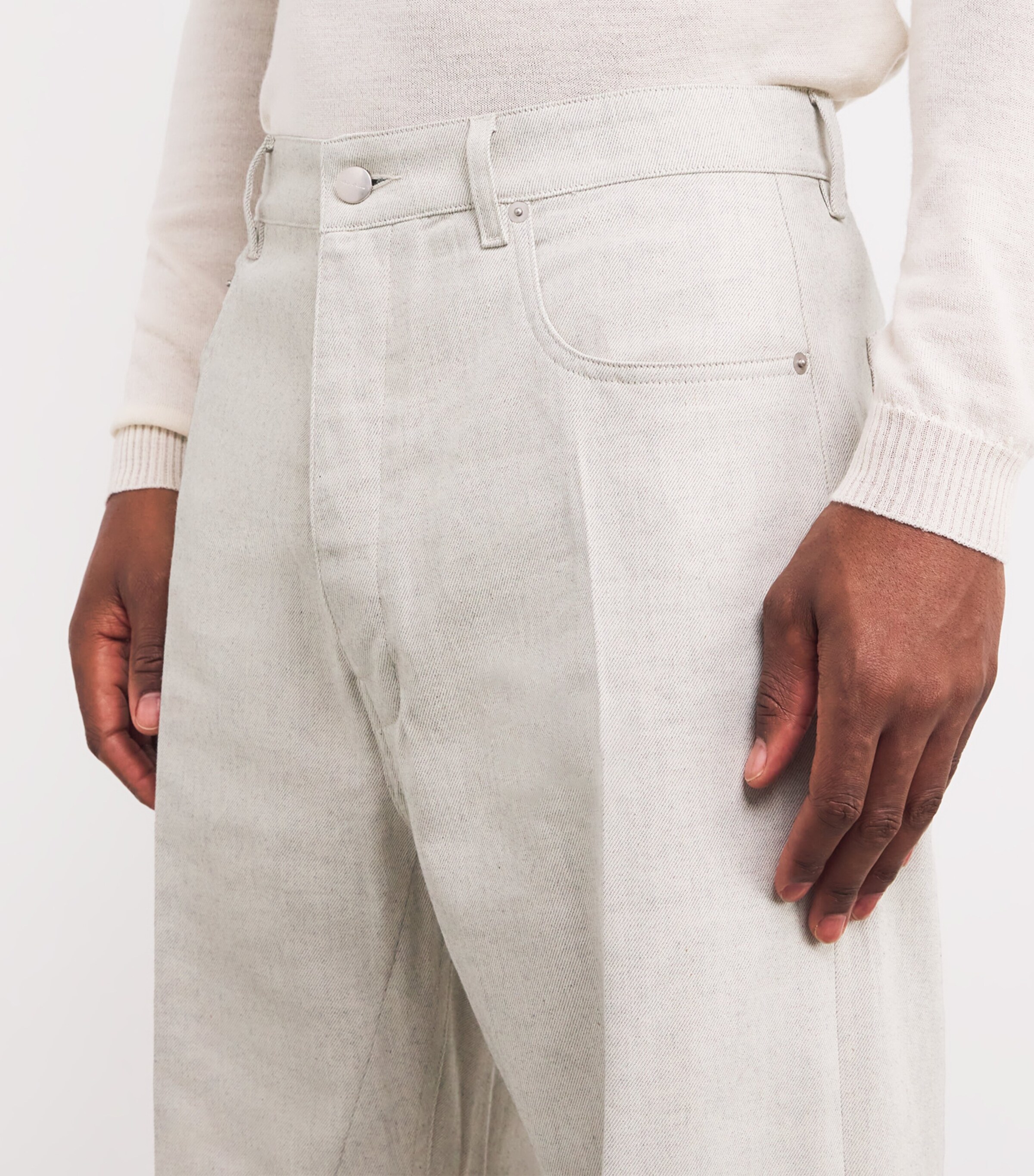 Rick Owens Mens Geth Straight Jeans Image 6