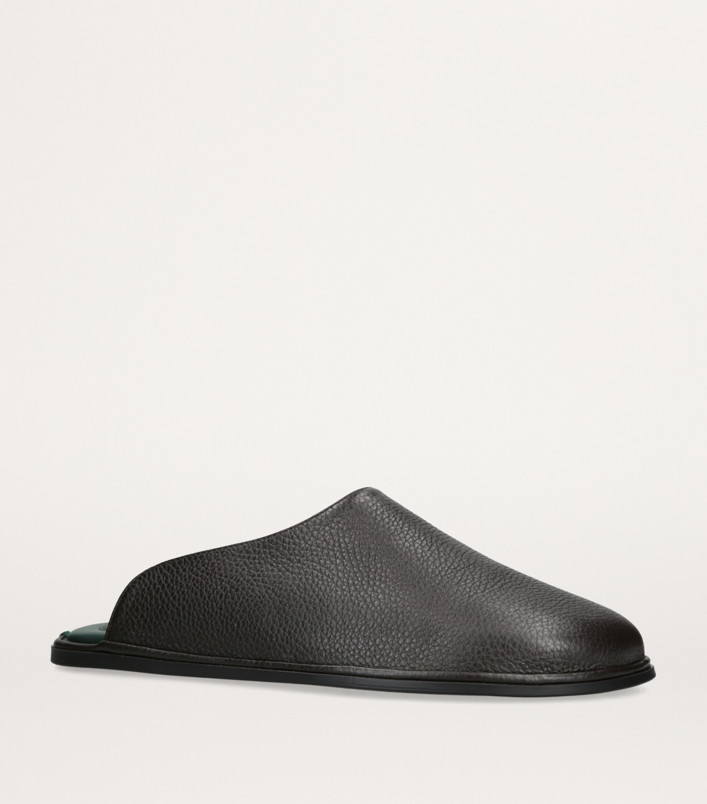 Leather Mules DARK BROWN Image 3