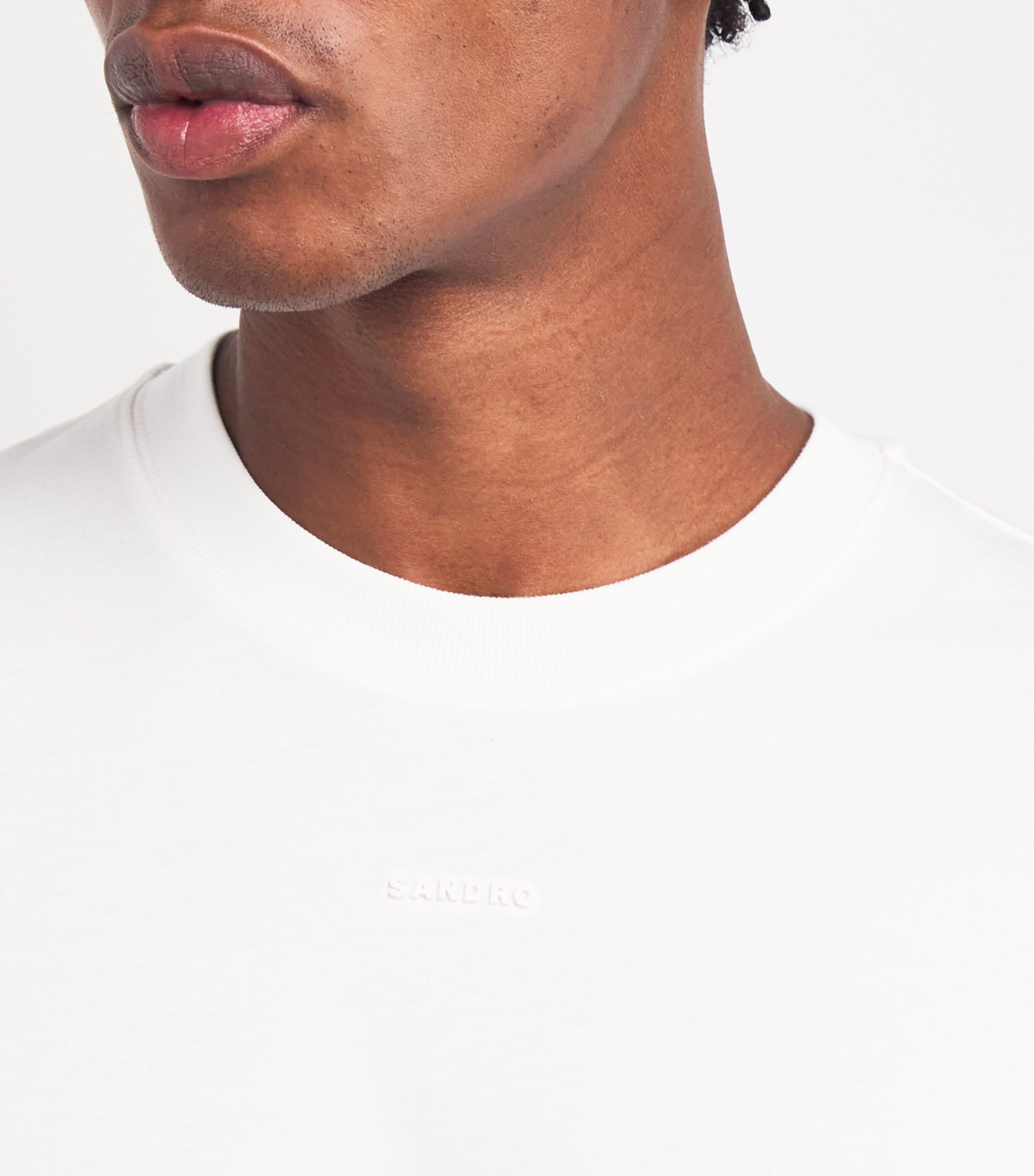 Cotton Logo T-Shirt OPTIC WHITE Image 6